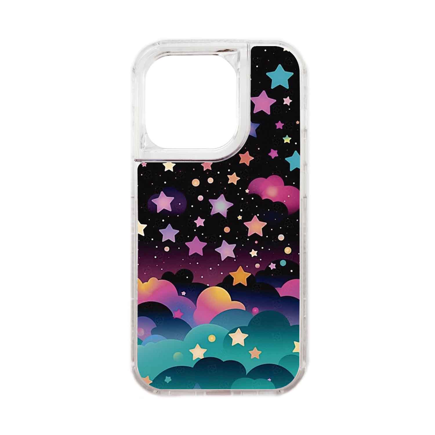 FUNDA PROTECTOR CASE 360 PARA IPHONE 15 PRO - TRANSPARENTE - 1