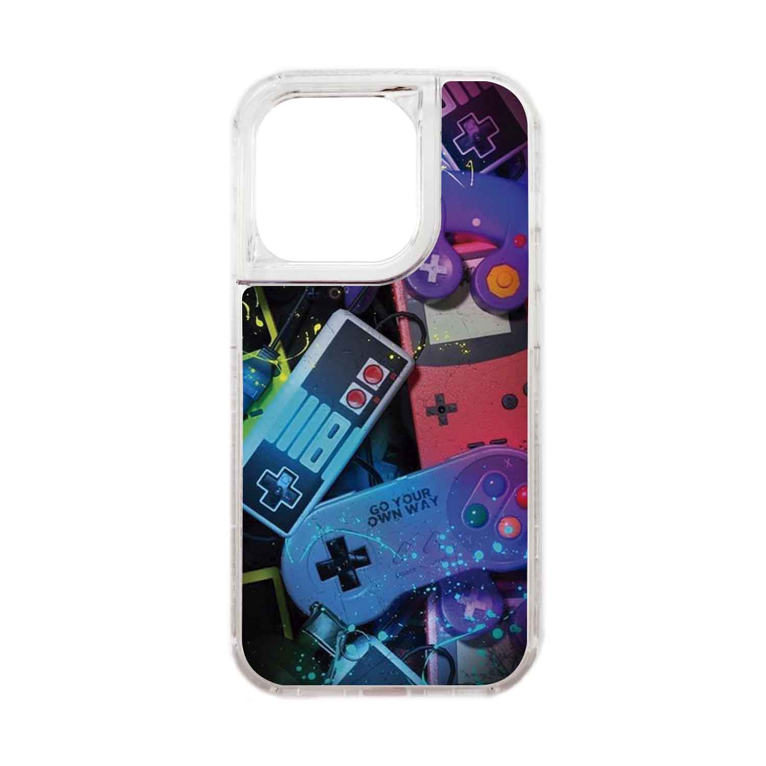 FUNDA PROTECTOR CASE 360 PARA IPHONE 15 PRO - TRANSPARENTE - 1
