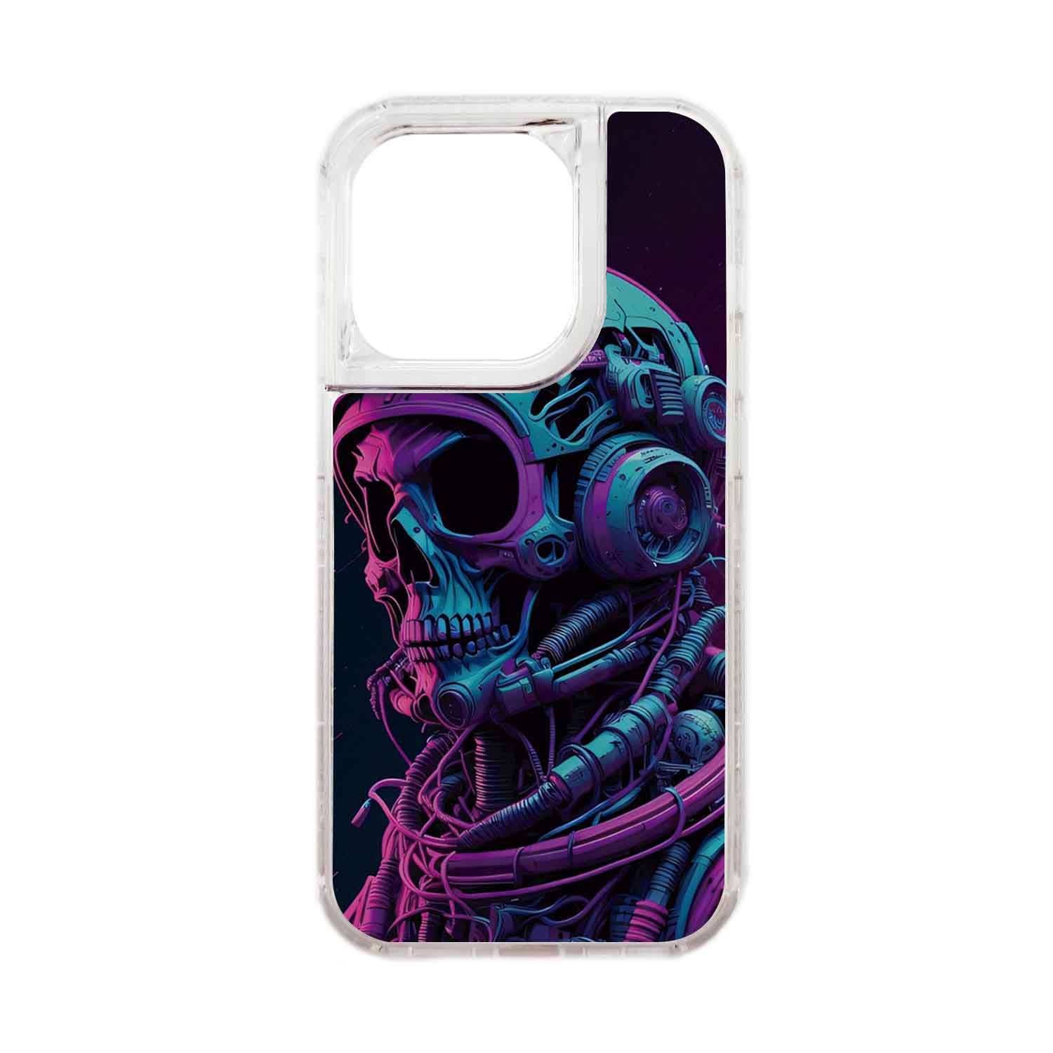 FUNDA PROTECTOR CASE 360 PARA IPHONE 15 PRO - TRANSPARENTE - 1