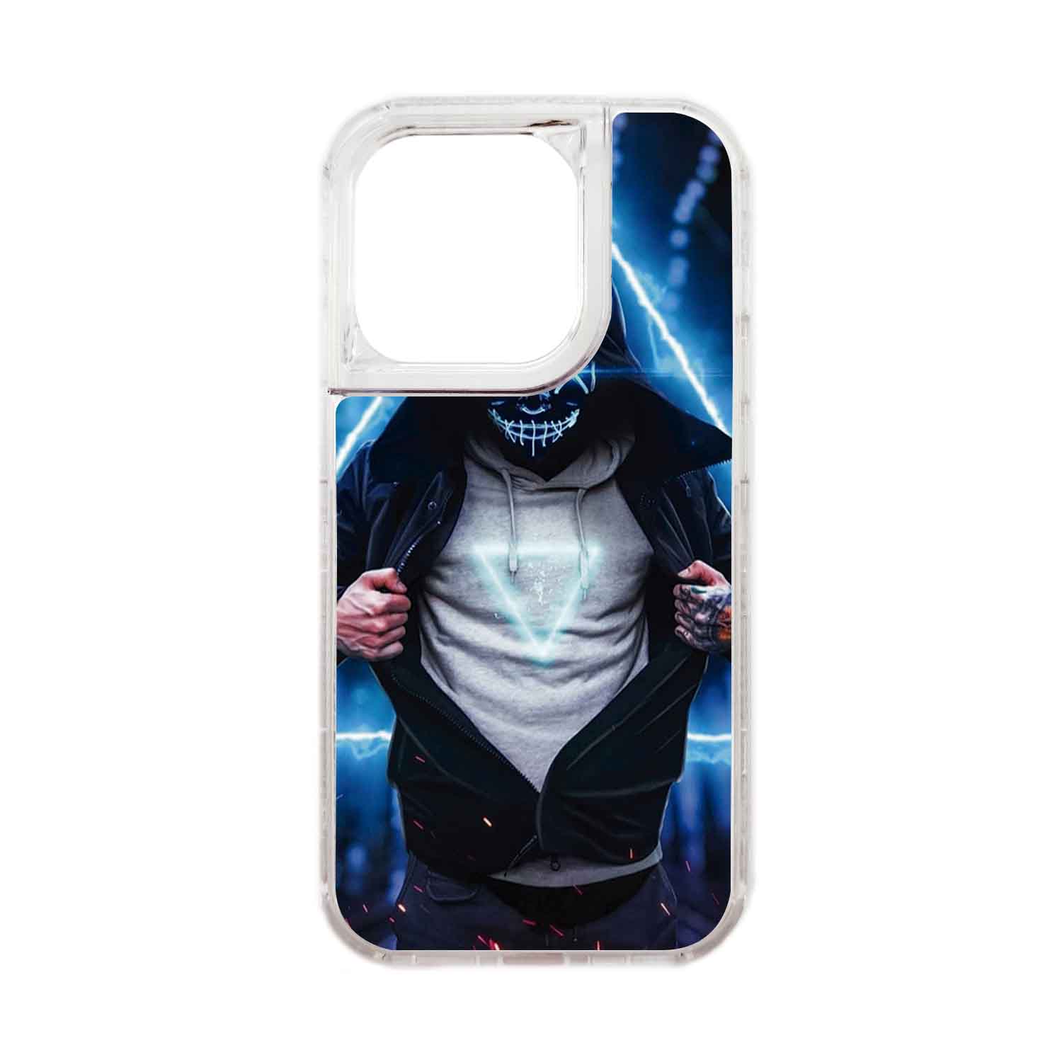 FUNDA PROTECTOR CASE 360 PARA IPHONE 15 PRO - TRANSPARENTE - 1