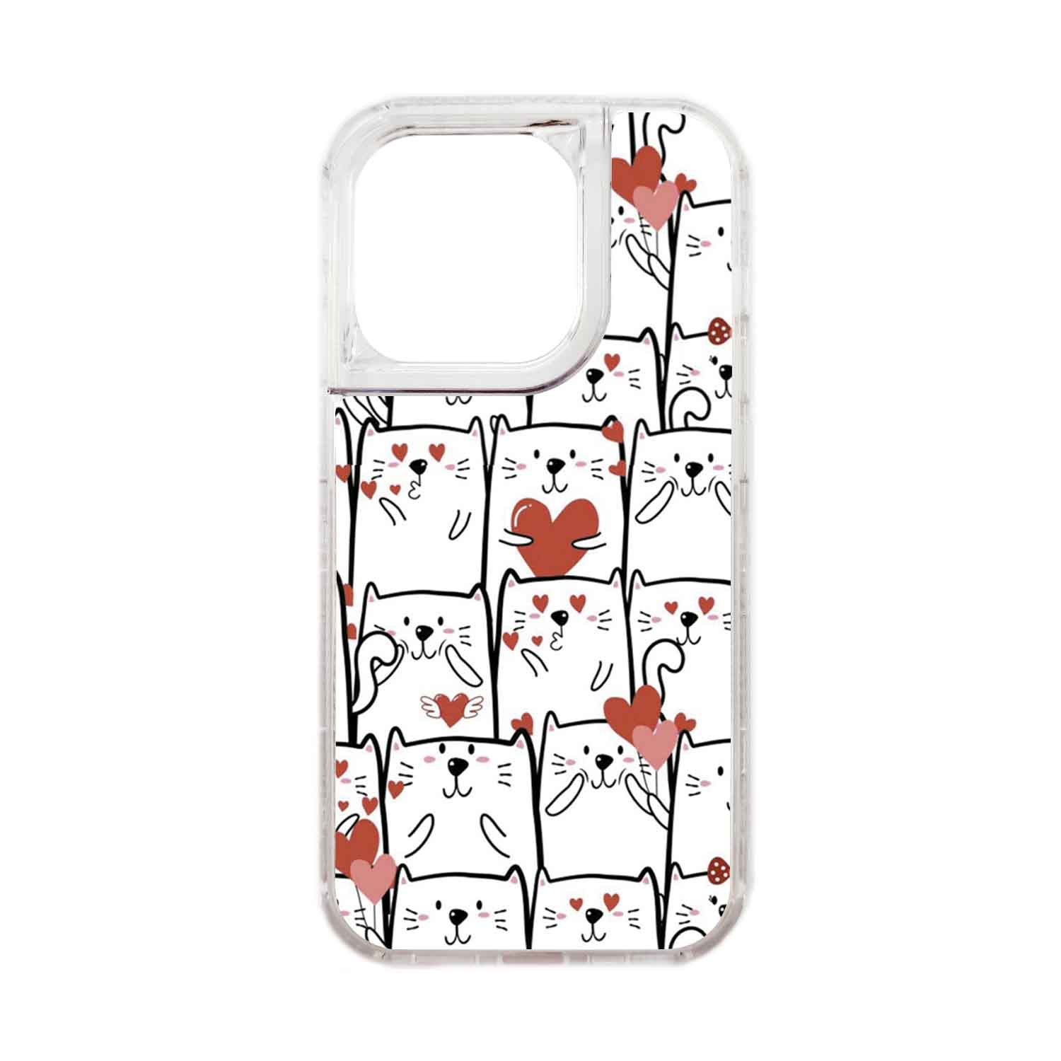 FUNDA PROTECTOR CASE 360 PARA IPHONE 15 PRO - TRANSPARENTE - 1