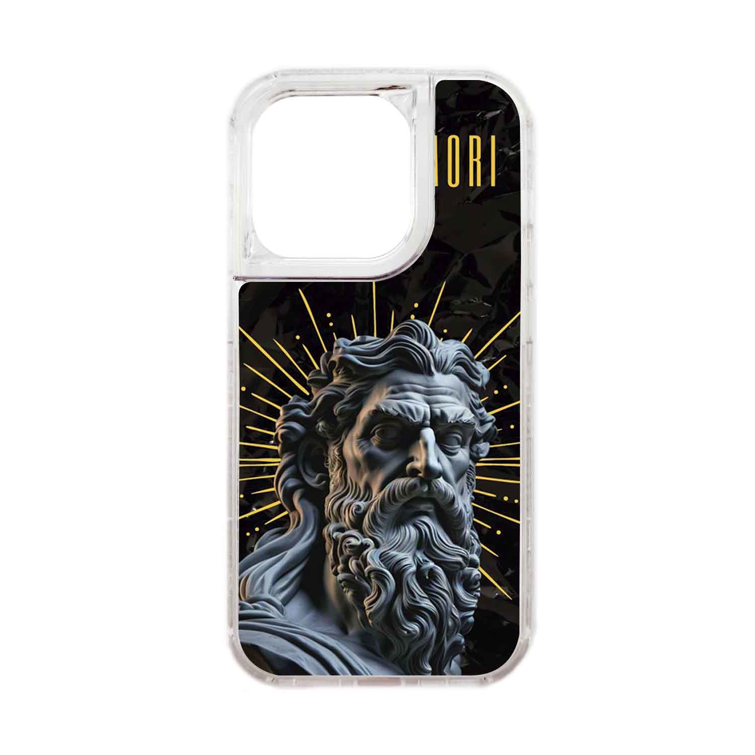 FUNDA PROTECTOR CASE 360 PARA IPHONE 15 PRO - TRANSPARENTE - 1