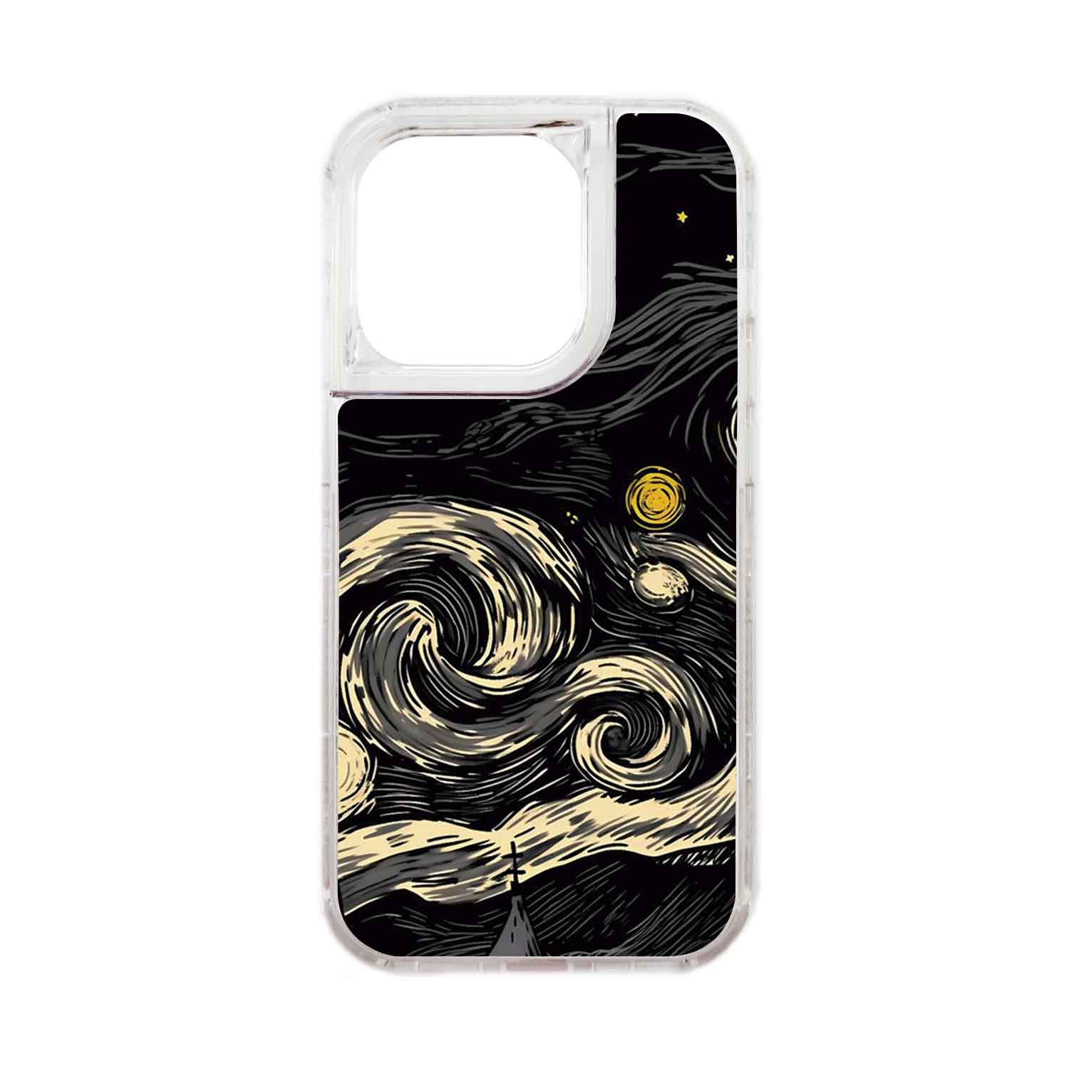 FUNDA PROTECTOR CASE 360 PARA IPHONE 15 PRO - TRANSPARENTE - 1
