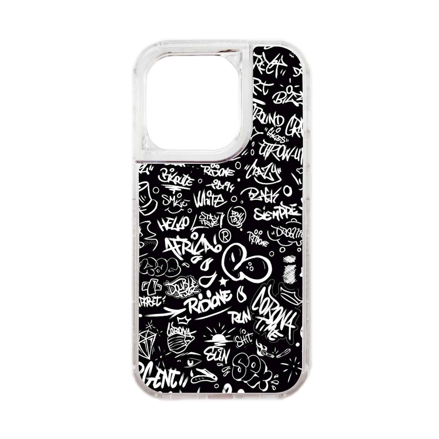 FUNDA PROTECTOR CASE 360 PARA IPHONE 15 PRO - TRANSPARENTE - 1