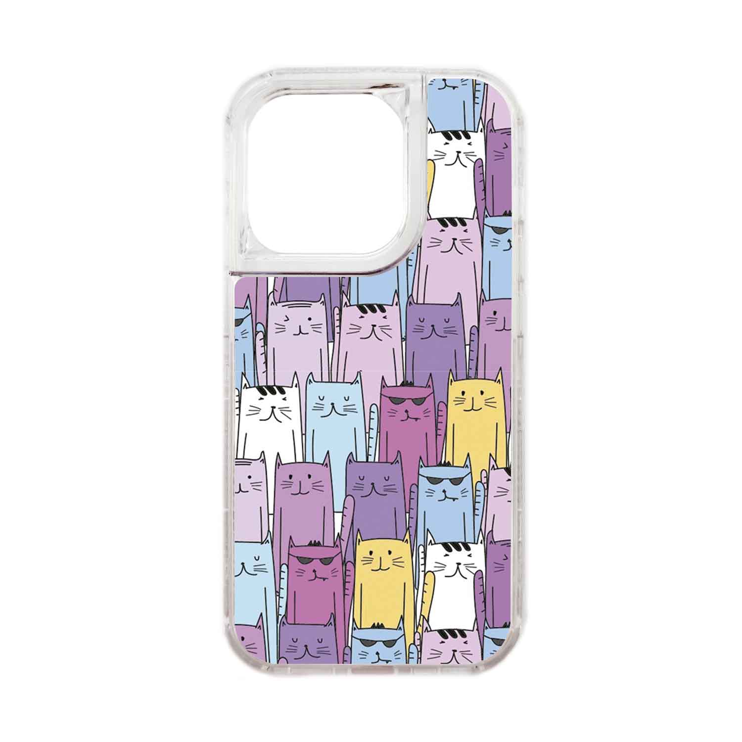 FUNDA PROTECTOR CASE 360 PARA IPHONE 15 PRO - TRANSPARENTE - 1
