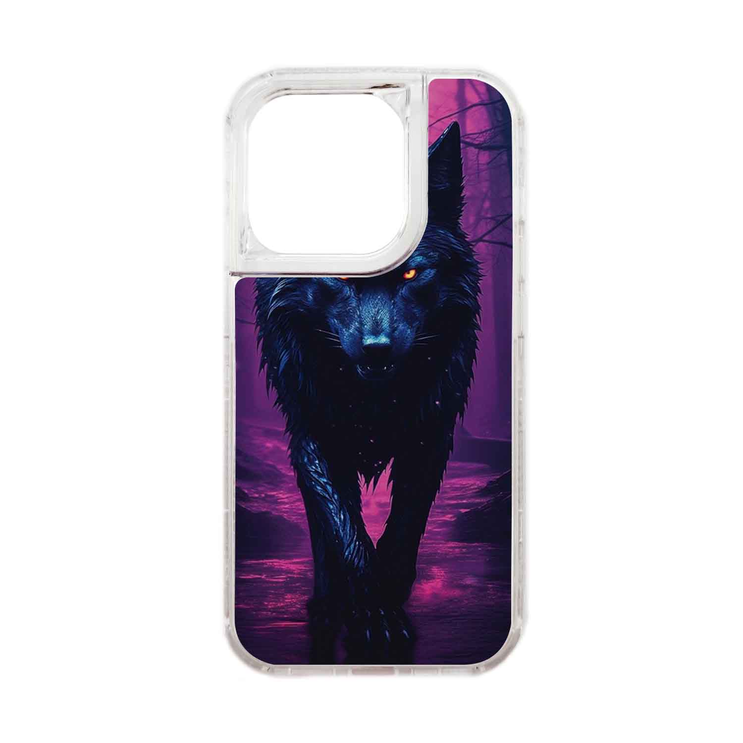FUNDA PROTECTOR CASE 360 PARA IPHONE 15 PRO - TRANSPARENTE - 1