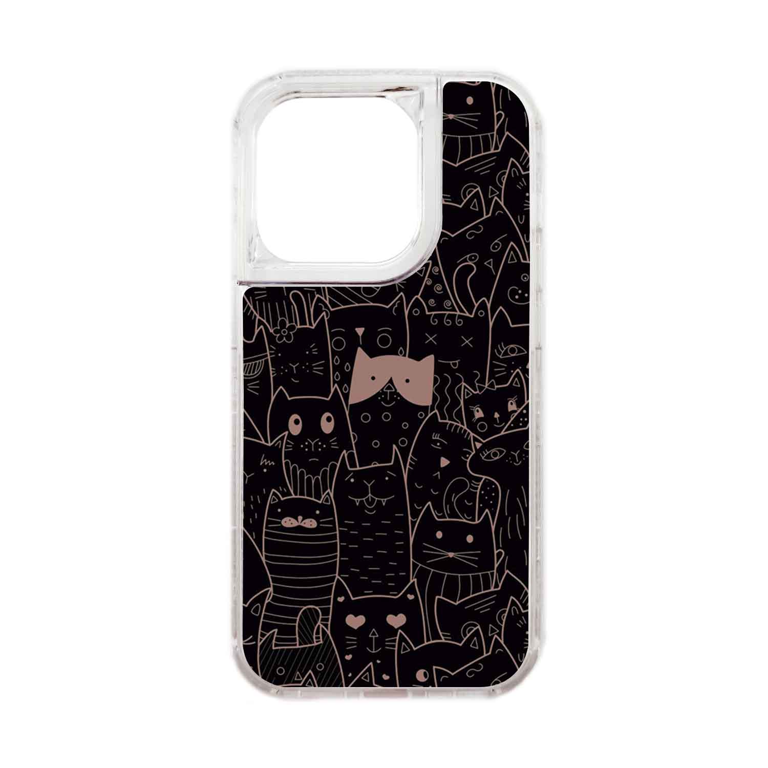 FUNDA PROTECTOR CASE 360 PARA IPHONE 15 PRO - TRANSPARENTE - 1