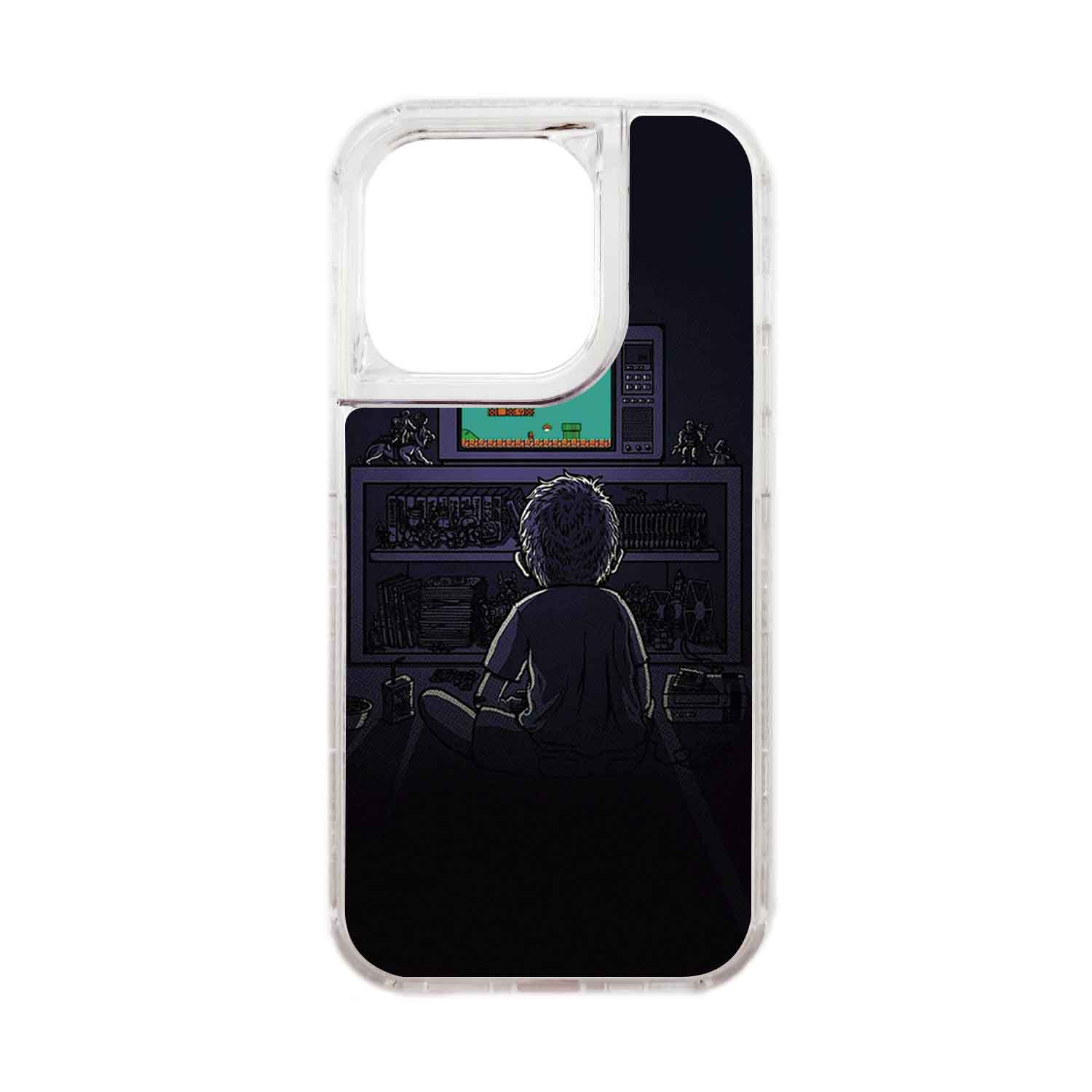 FUNDA PROTECTOR CASE 360 PARA IPHONE 15 PRO - TRANSPARENTE - 1