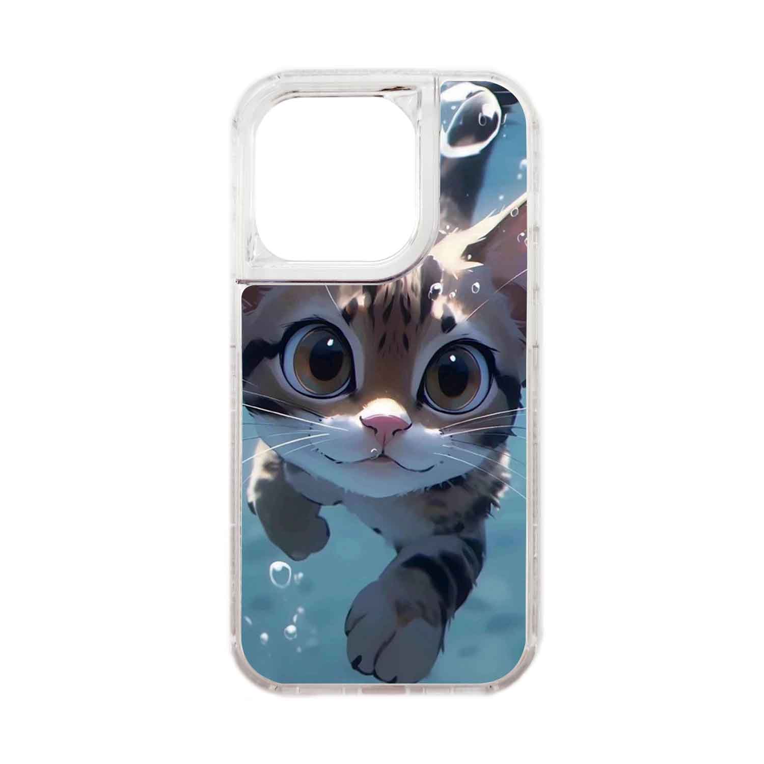 FUNDA PROTECTOR CASE 360 PARA IPHONE 15 PRO - TRANSPARENTE - 1