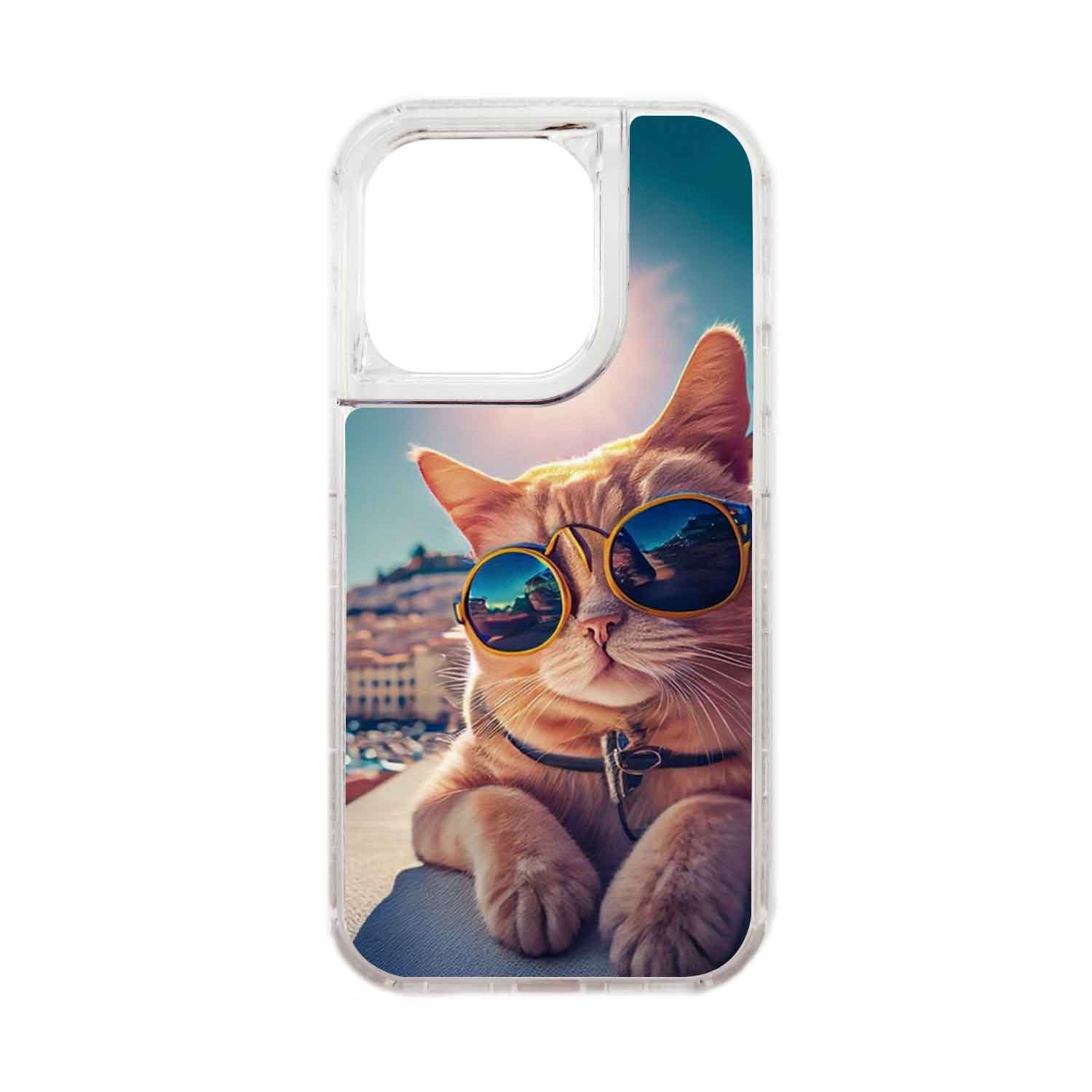 FUNDA PROTECTOR CASE 360 PARA IPHONE 15 PRO - TRANSPARENTE - 1