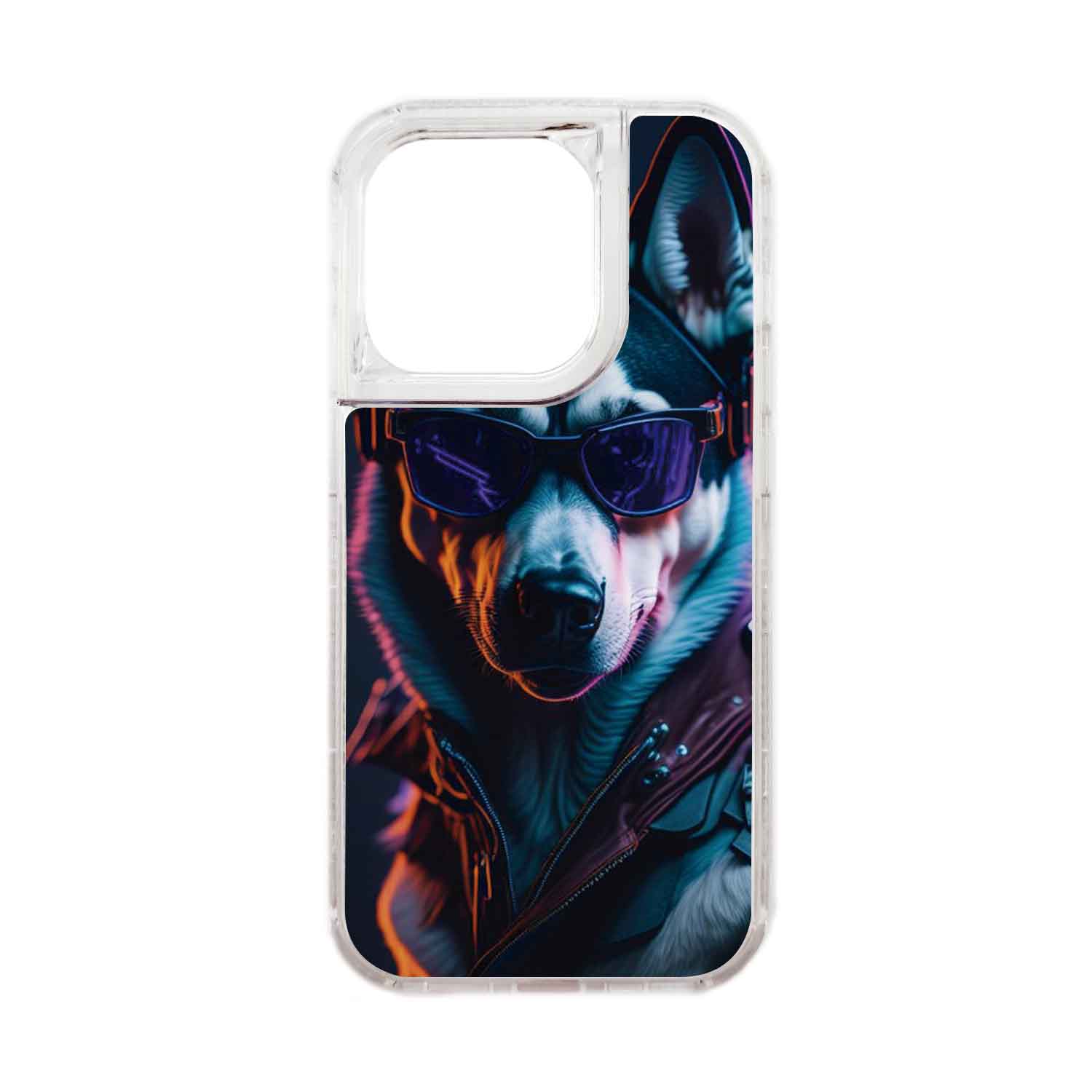 FUNDA PROTECTOR CASE 360 PARA IPHONE 15 PRO - TRANSPARENTE - 1