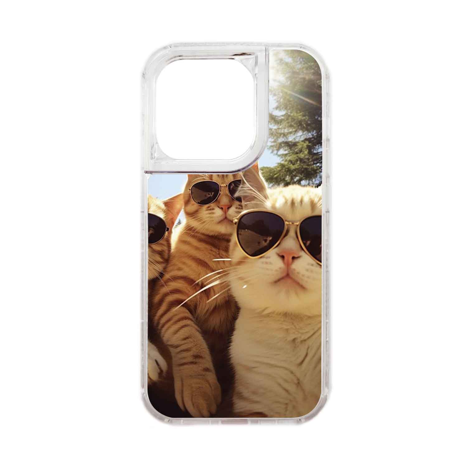 FUNDA PROTECTOR CASE 360 PARA IPHONE 15 PRO - TRANSPARENTE - 1