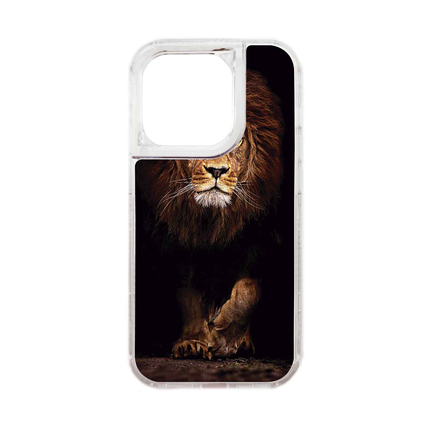 FUNDA PROTECTOR CASE 360 PARA IPHONE 15 PRO - TRANSPARENTE - 1