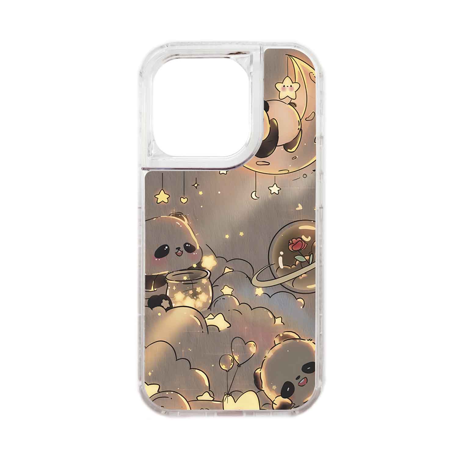 FUNDA PROTECTOR CASE 360 PARA IPHONE 15 PRO - TRANSPARENTE - 1