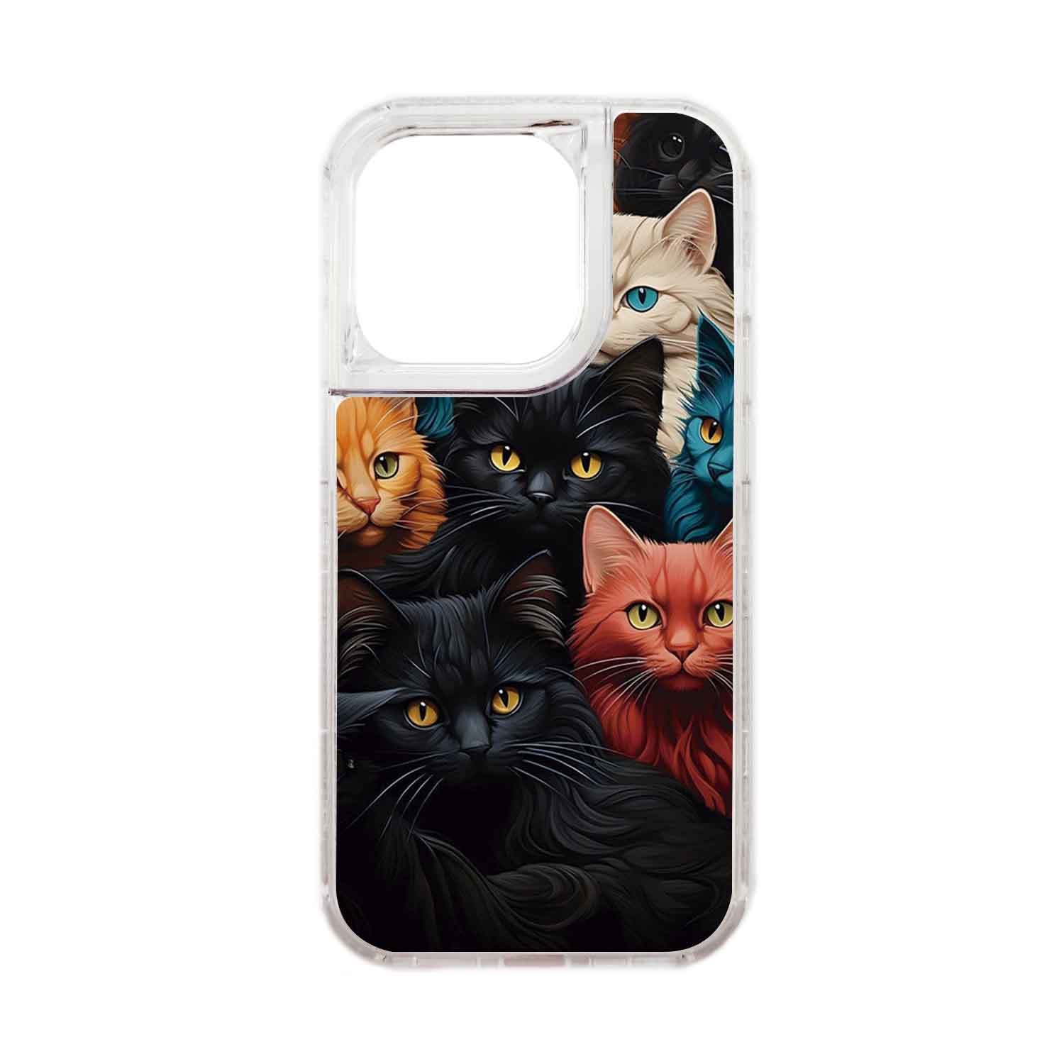 FUNDA PROTECTOR CASE 360 PARA IPHONE 15 PRO - TRANSPARENTE - 1