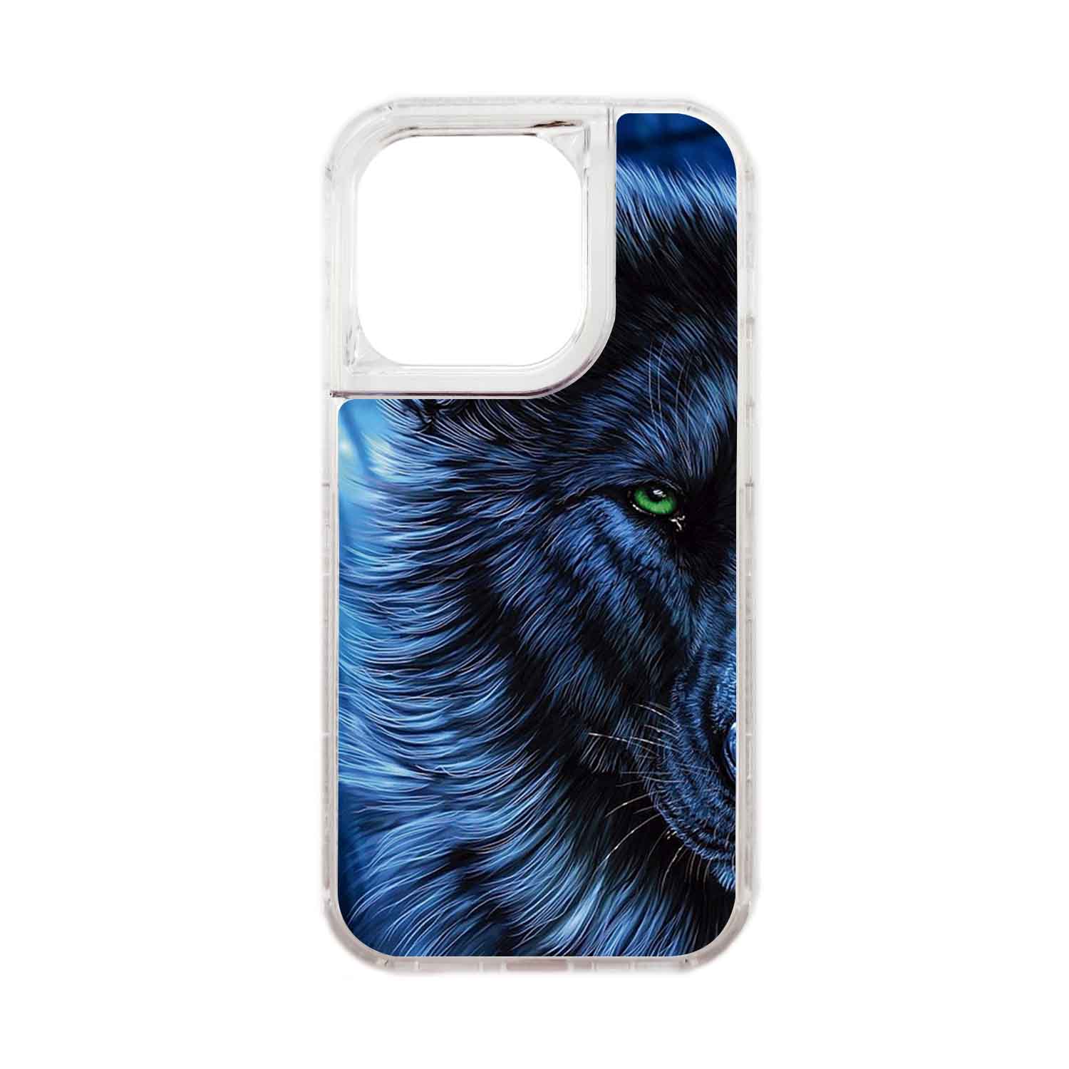 FUNDA PROTECTOR CASE 360 PARA IPHONE 15 PRO - TRANSPARENTE - 1