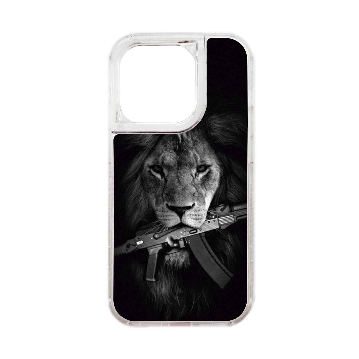 FUNDA PROTECTOR CASE 360 PARA IPHONE 15 PRO - TRANSPARENTE - 1