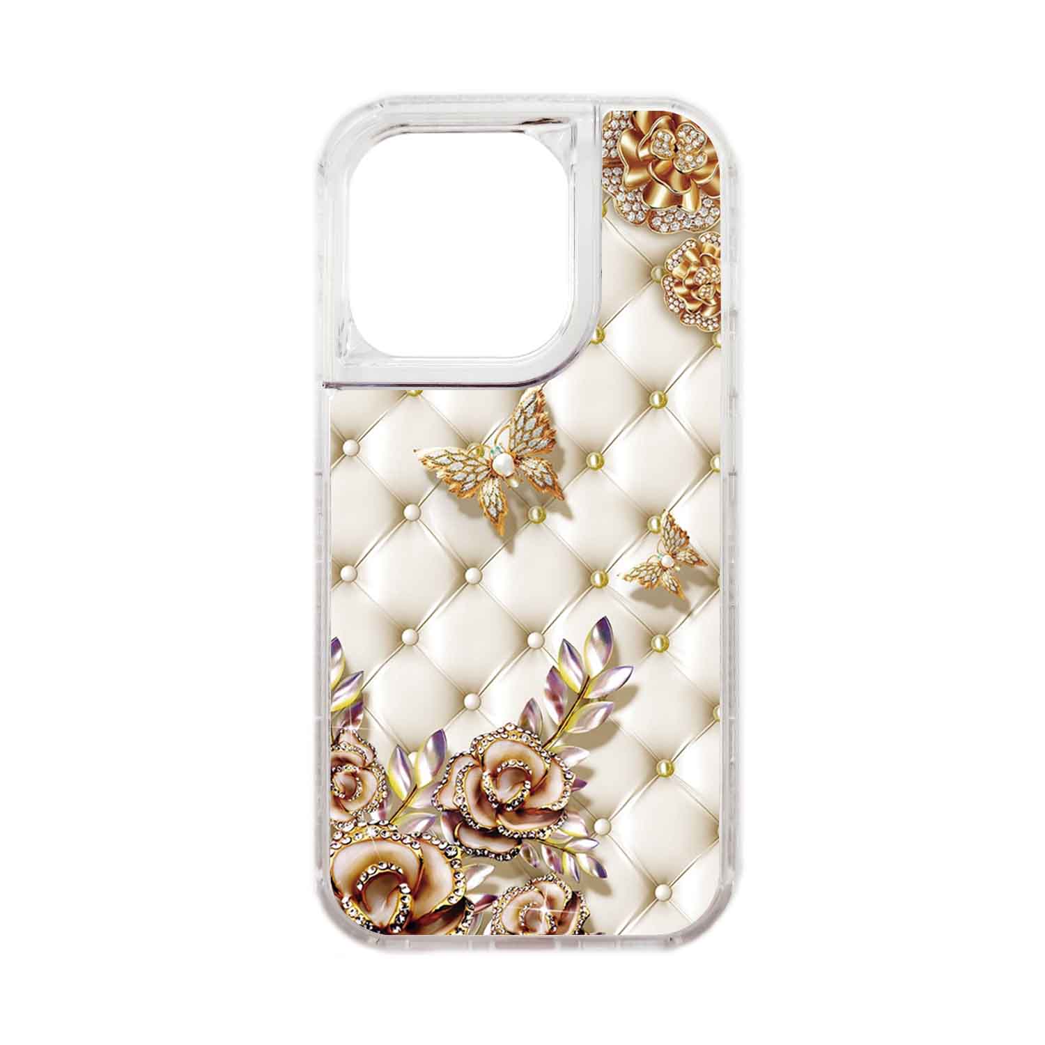 FUNDA PROTECTOR CASE 360 PARA IPHONE 15 PRO - TRANSPARENTE - 1