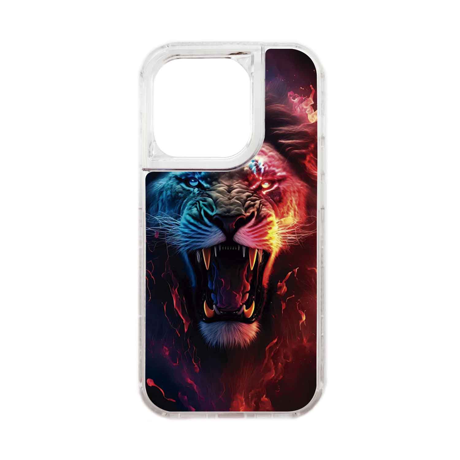 FUNDA PROTECTOR CASE 360 PARA IPHONE 15 PRO - TRANSPARENTE - 1