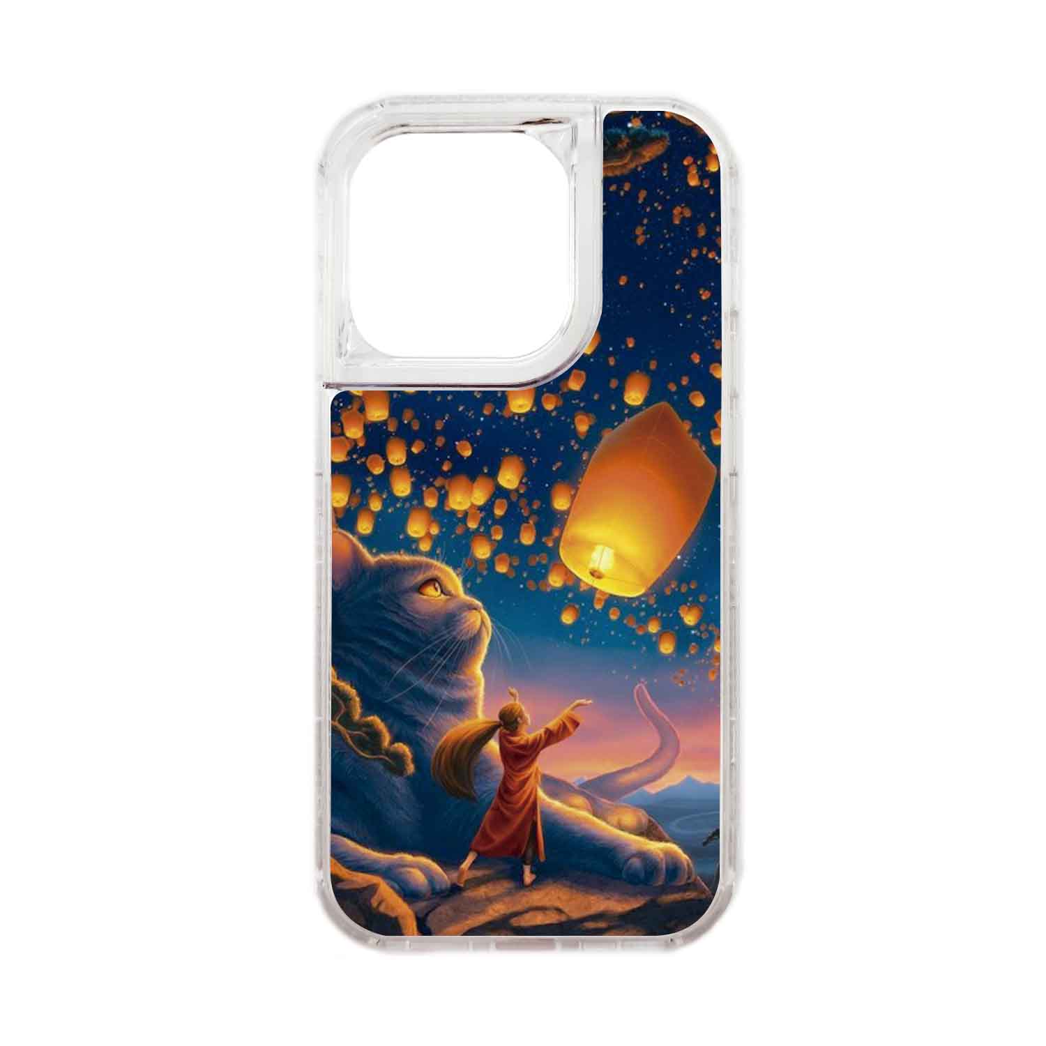 FUNDA PROTECTOR CASE 360 PARA IPHONE 15 PRO - TRANSPARENTE - 1