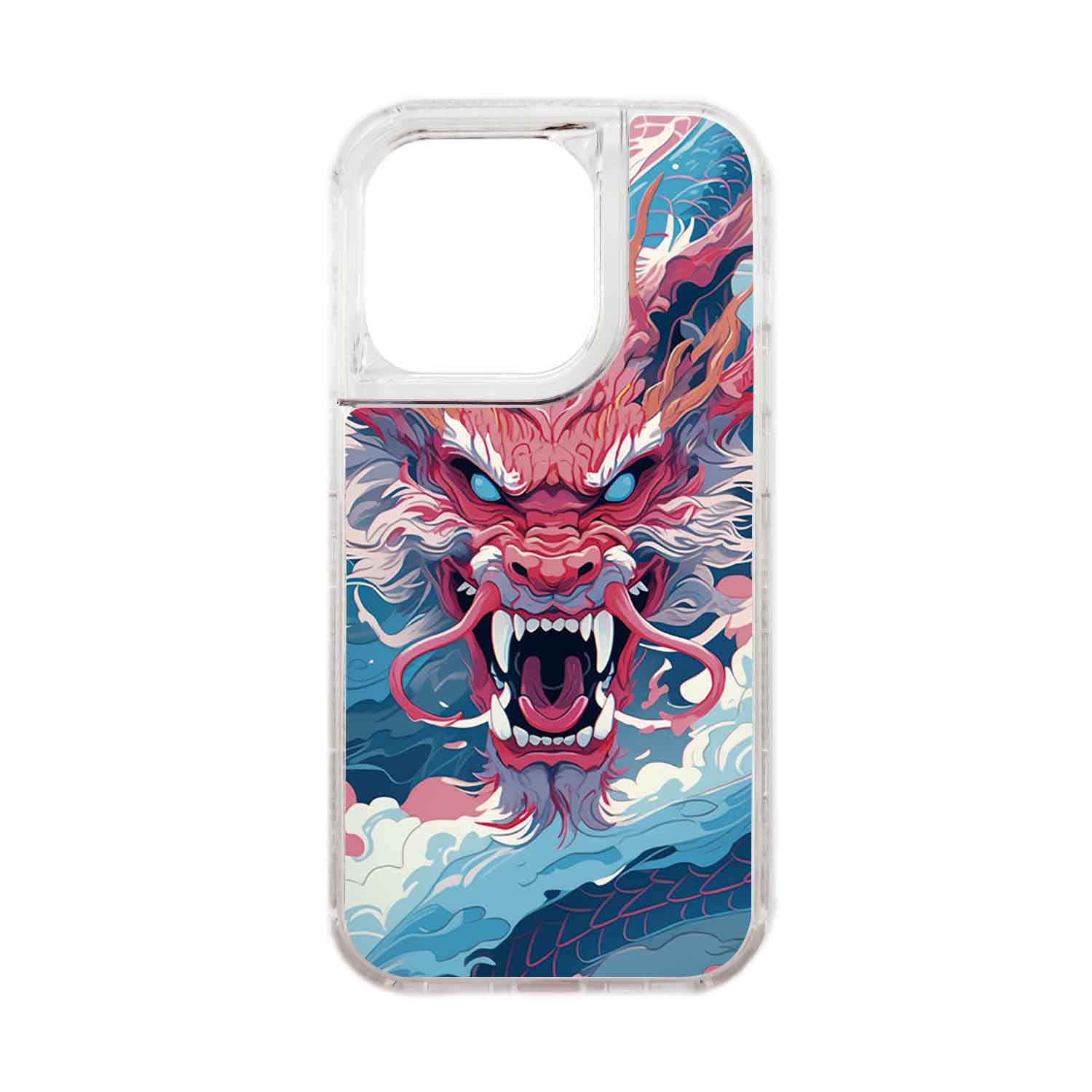 FUNDA PROTECTOR CASE 360 PARA IPHONE 15 PRO - TRANSPARENTE - 1