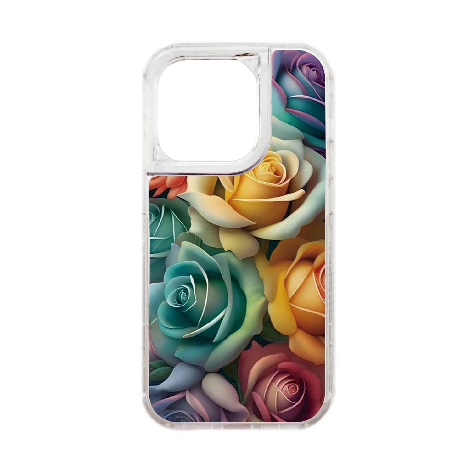 FUNDA PROTECTOR CASE 360 PARA IPHONE 15 PRO - TRANSPARENTE - 1