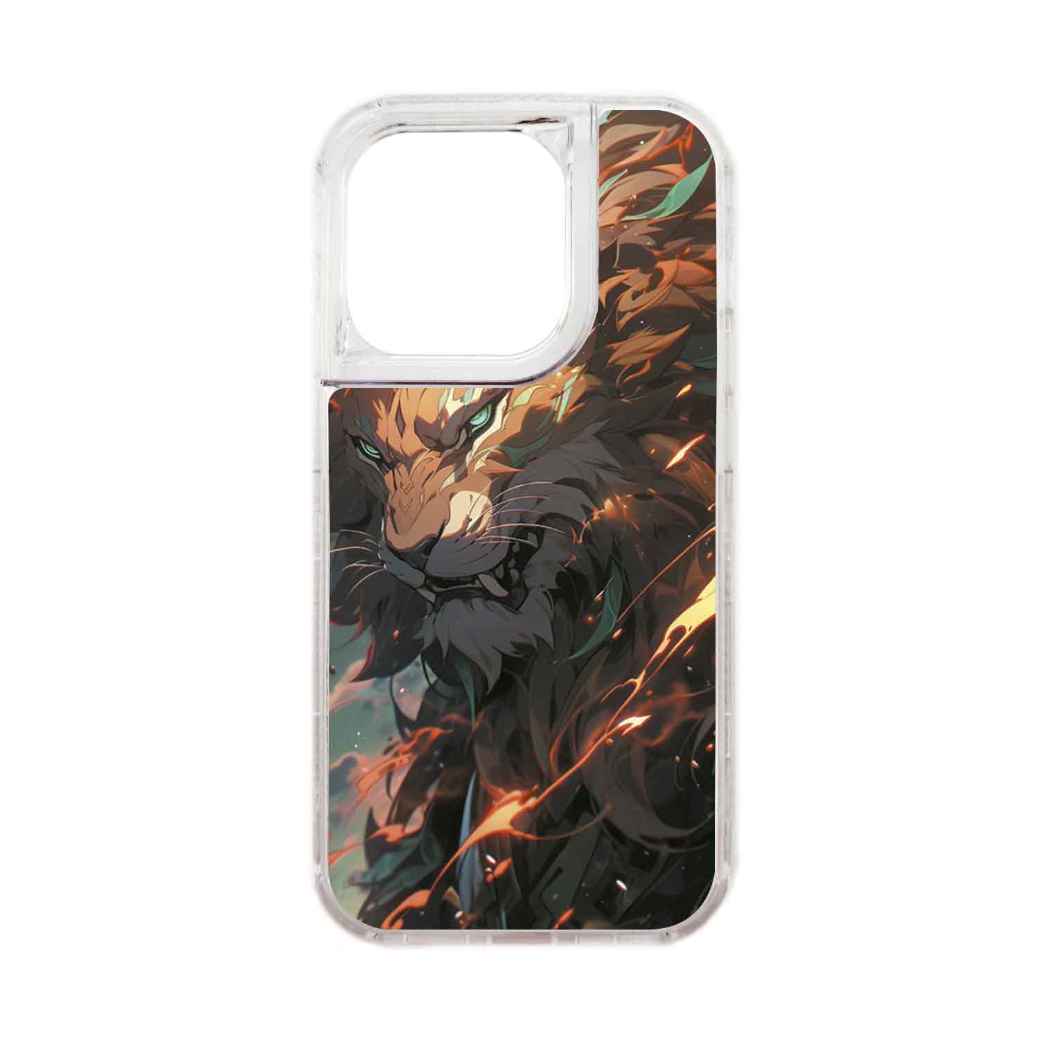 FUNDA PROTECTOR CASE 360 PARA IPHONE 15 PRO - TRANSPARENTE - 1