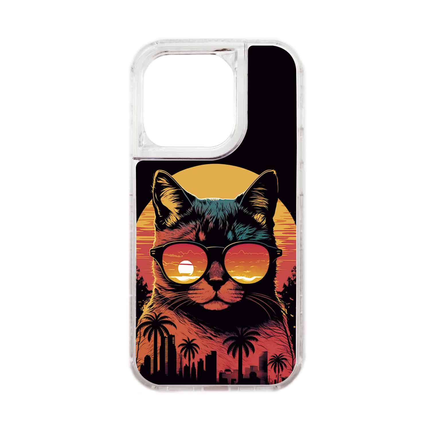FUNDA PROTECTOR CASE 360 PARA IPHONE 15 PRO - TRANSPARENTE - 1