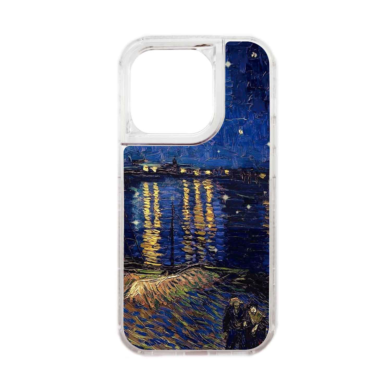 FUNDA PROTECTOR CASE 360 PARA IPHONE 15 PRO - TRANSPARENTE - 1