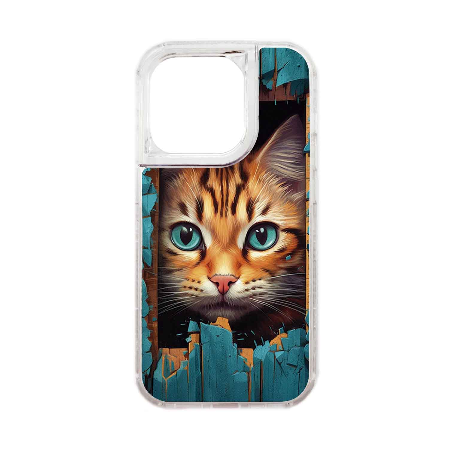 FUNDA PROTECTOR CASE 360 PARA IPHONE 15 PRO - TRANSPARENTE - 1