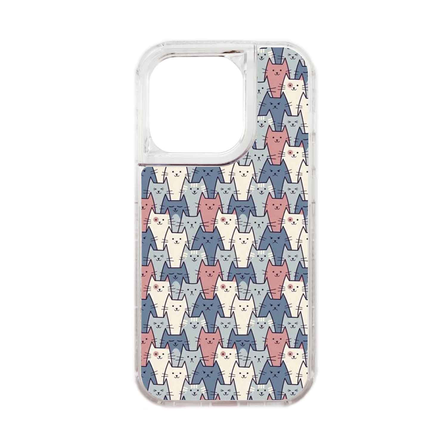 FUNDA PROTECTOR CASE 360 PARA IPHONE 15 PRO - TRANSPARENTE - 1