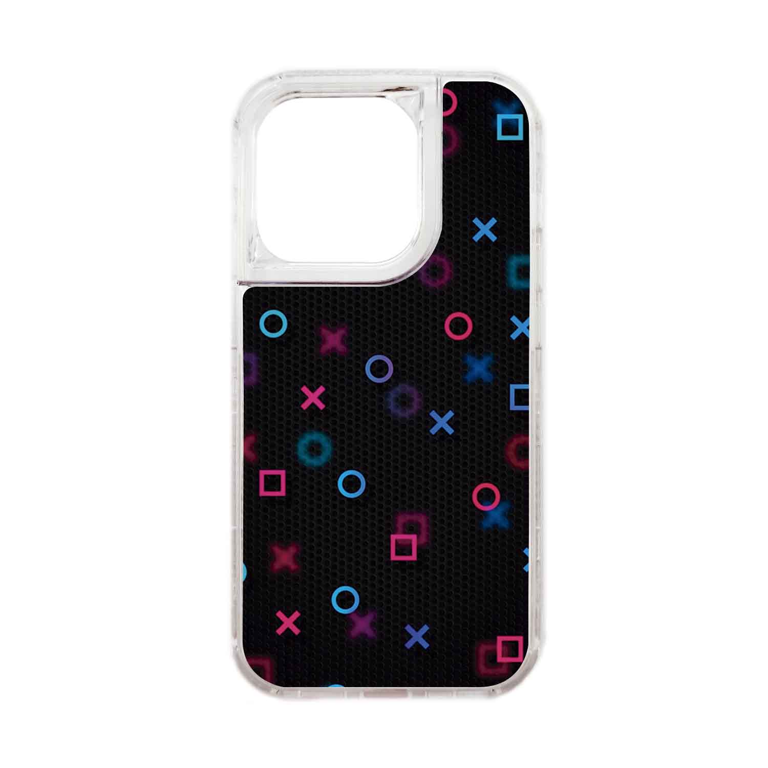 FUNDA PROTECTOR CASE 360 PARA IPHONE 15 PRO - TRANSPARENTE - 1