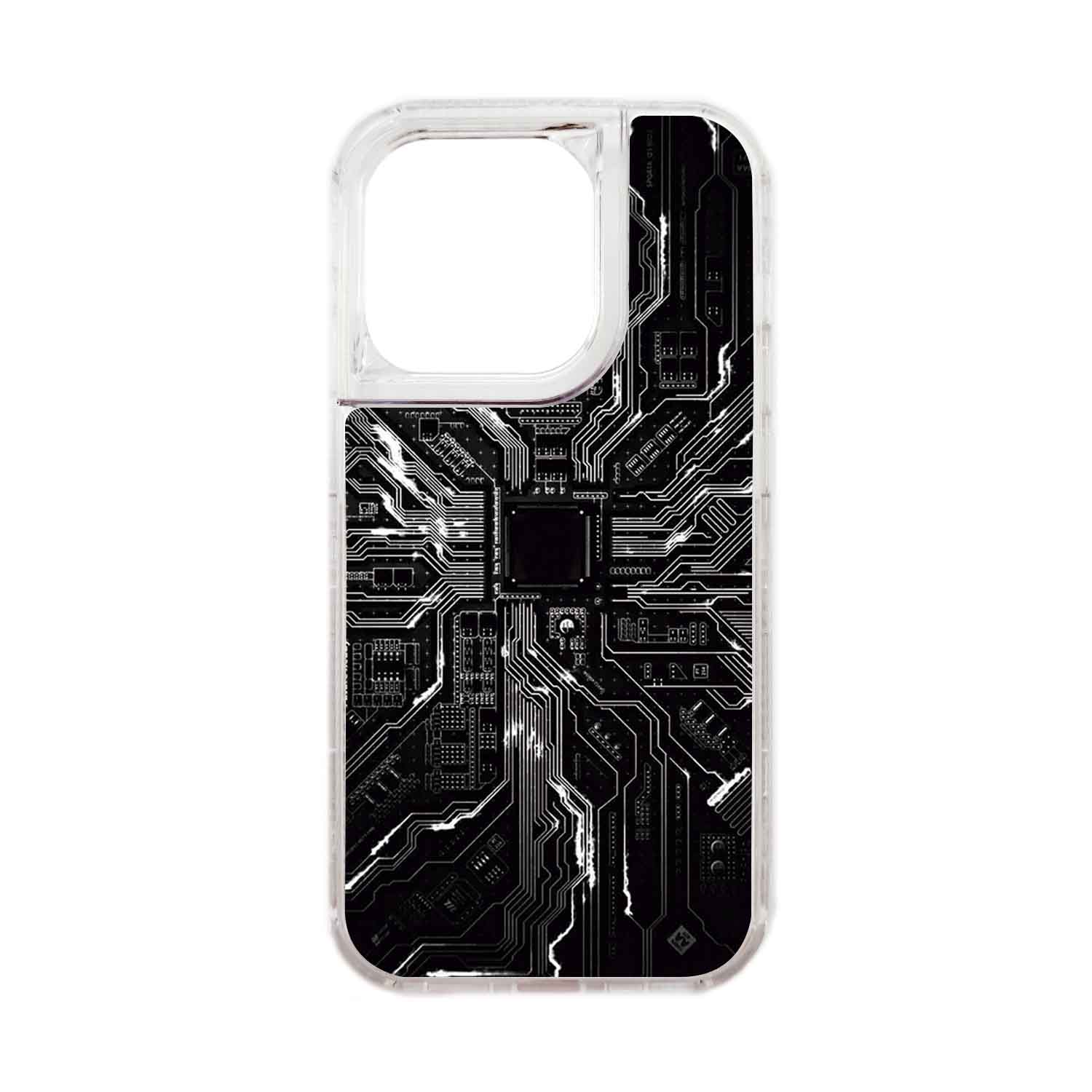 FUNDA PROTECTOR CASE 360 PARA IPHONE 15 PRO - TRANSPARENTE - 1