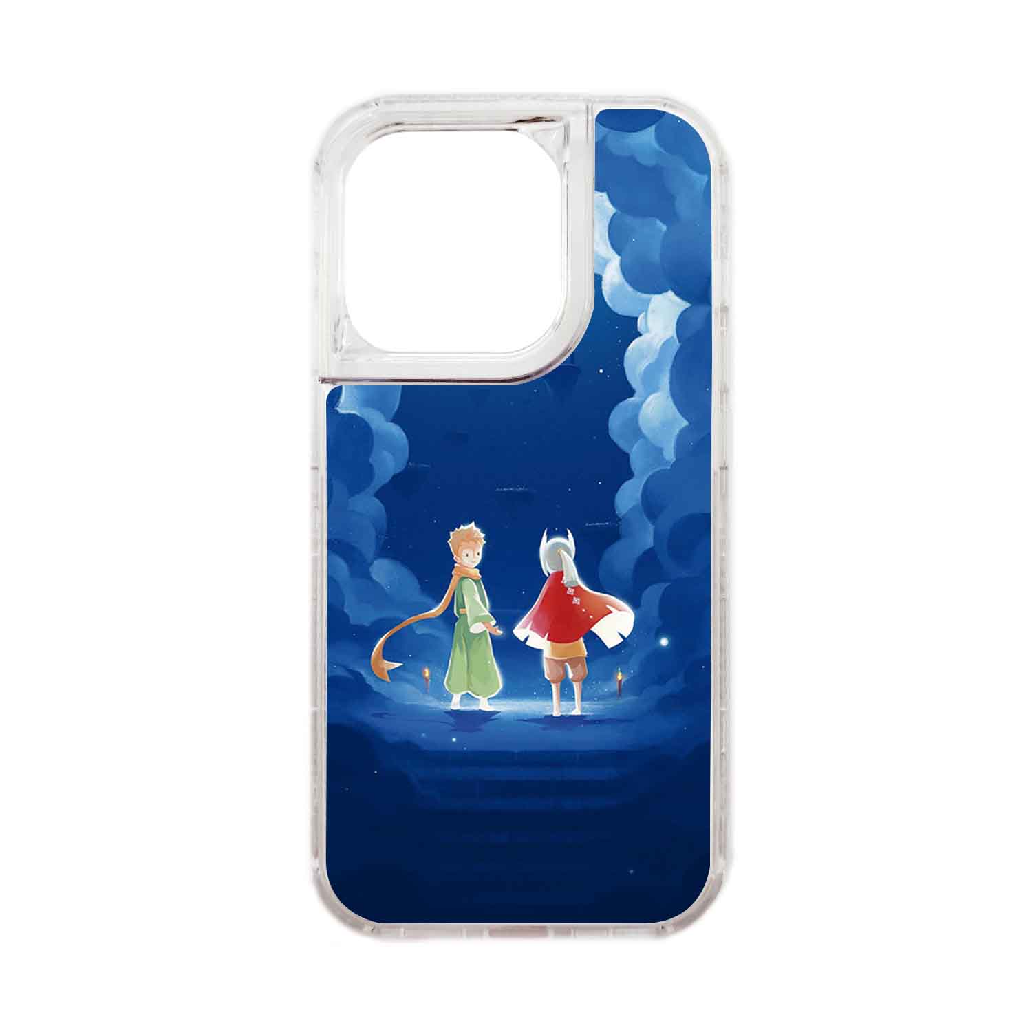 FUNDA PROTECTOR CASE 360 PARA IPHONE 15 PRO - TRANSPARENTE - 1
