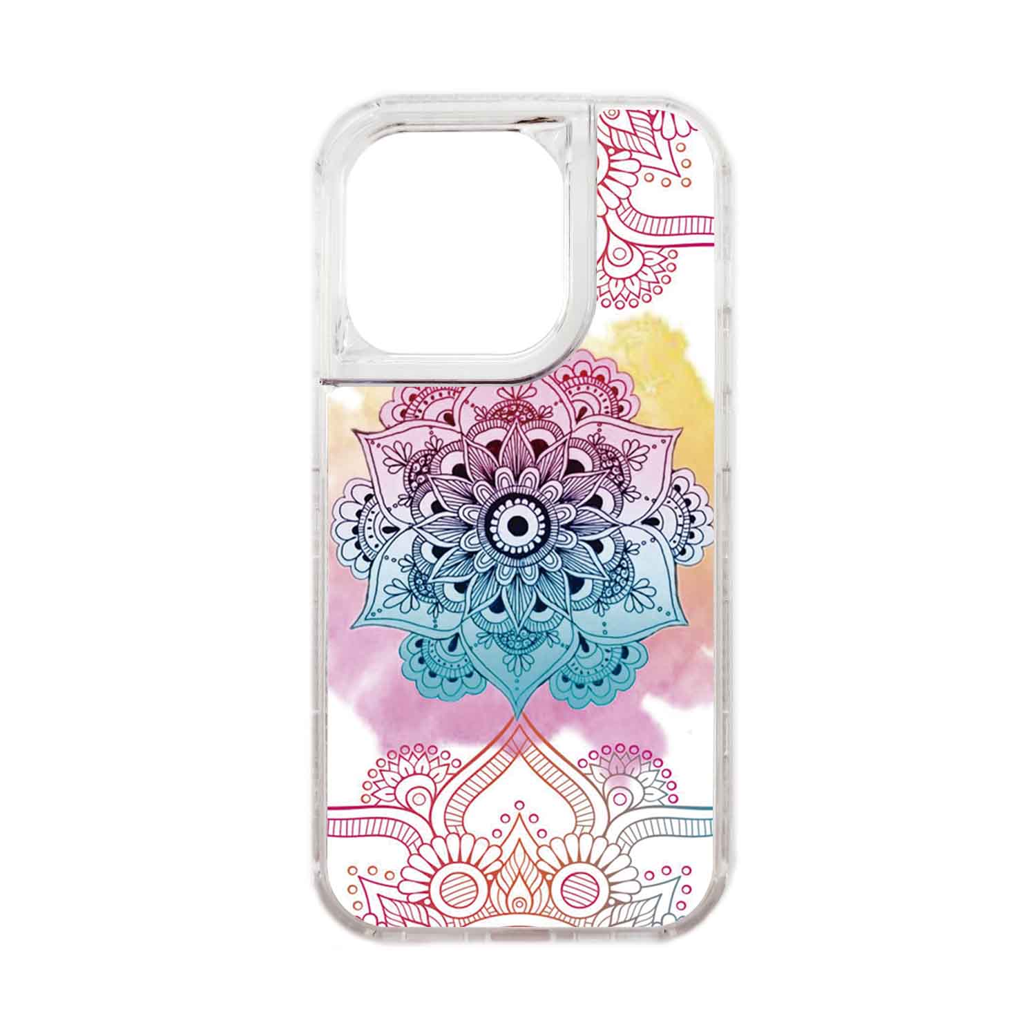 FUNDA PROTECTOR CASE 360 PARA IPHONE 15 PRO - TRANSPARENTE - 1