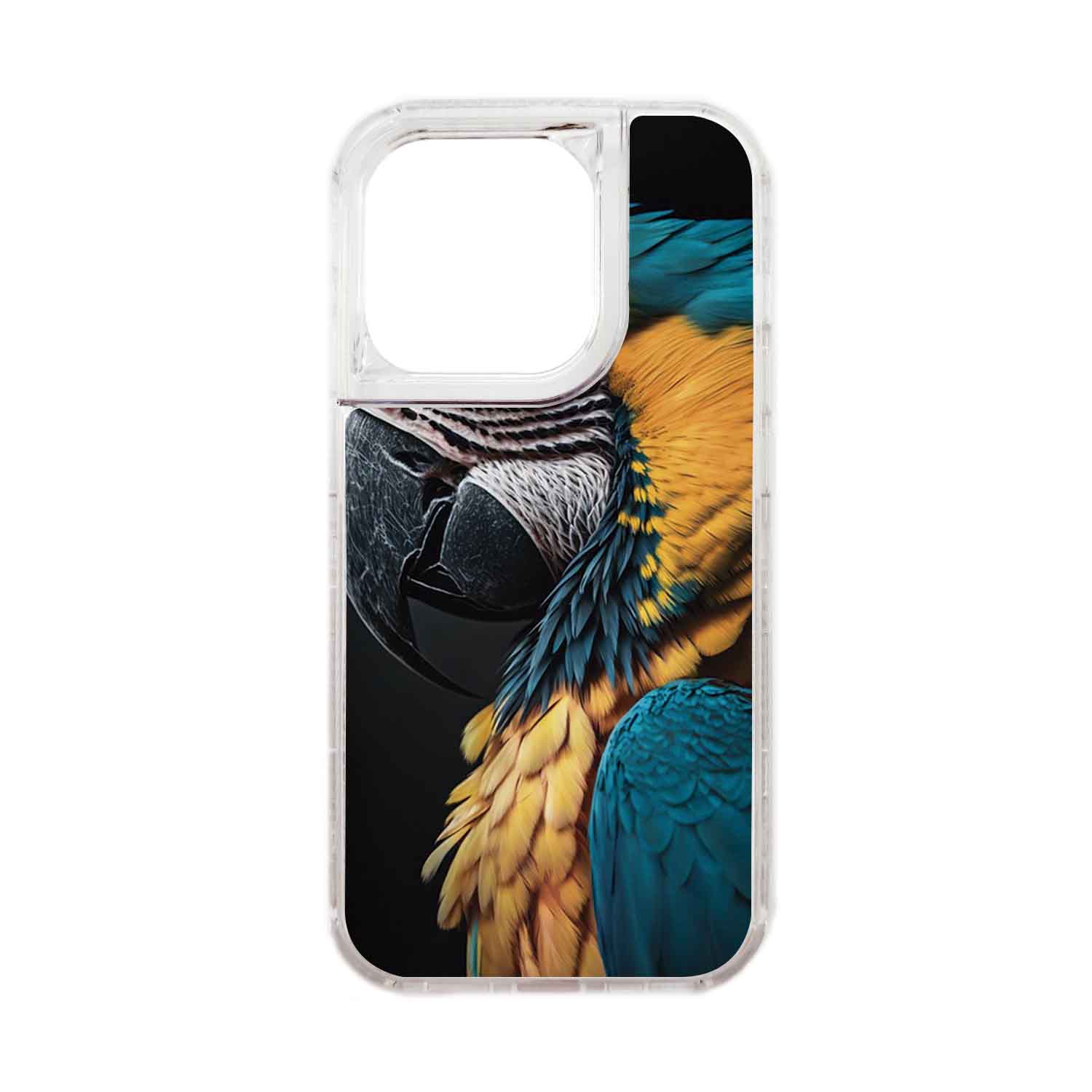 FUNDA PROTECTOR CASE 360 PARA IPHONE 15 PRO - TRANSPARENTE - 1