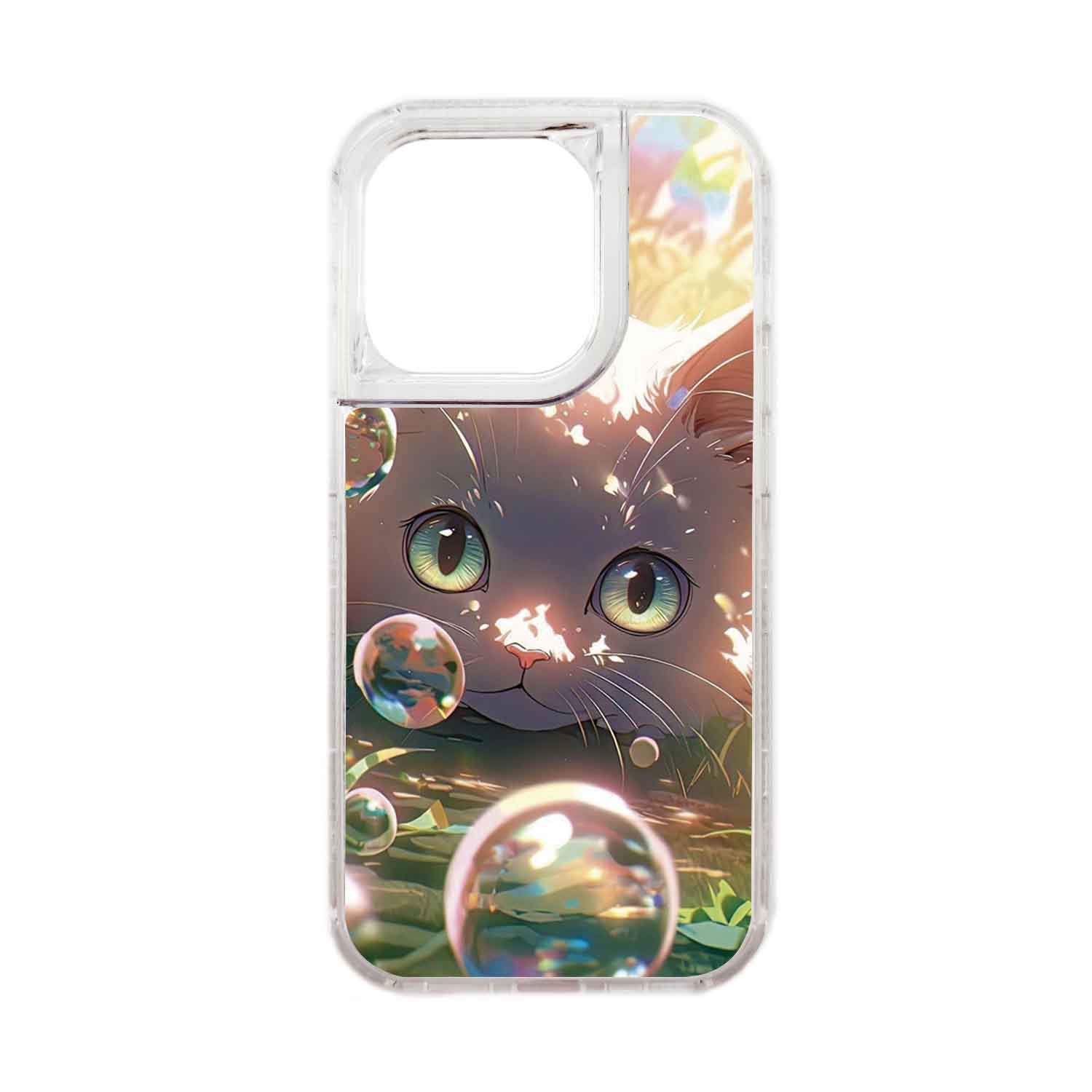 FUNDA PROTECTOR CASE 360 PARA IPHONE 15 PRO - TRANSPARENTE - 1