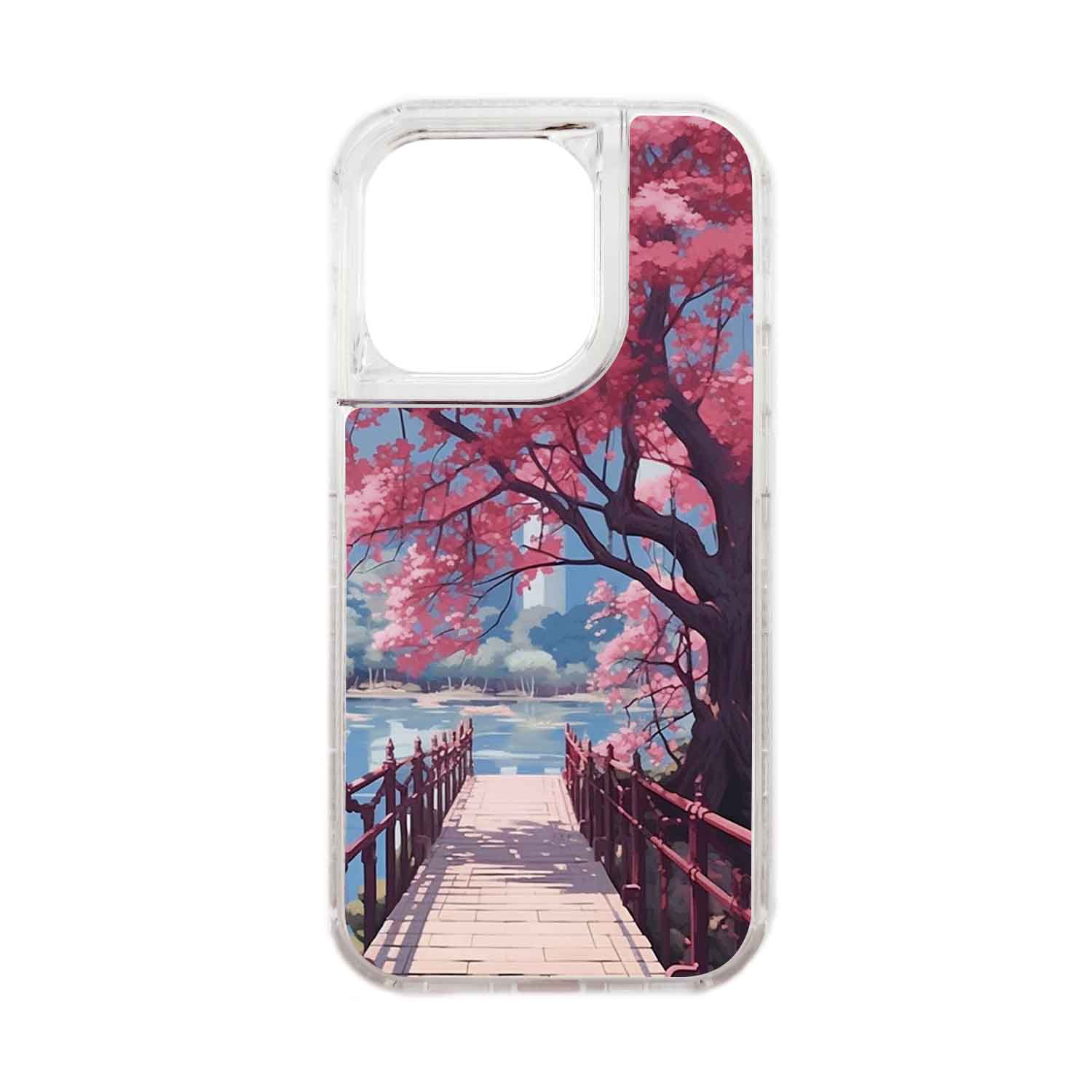 FUNDA PROTECTOR CASE 360 PARA IPHONE 15 PRO - TRANSPARENTE - 1