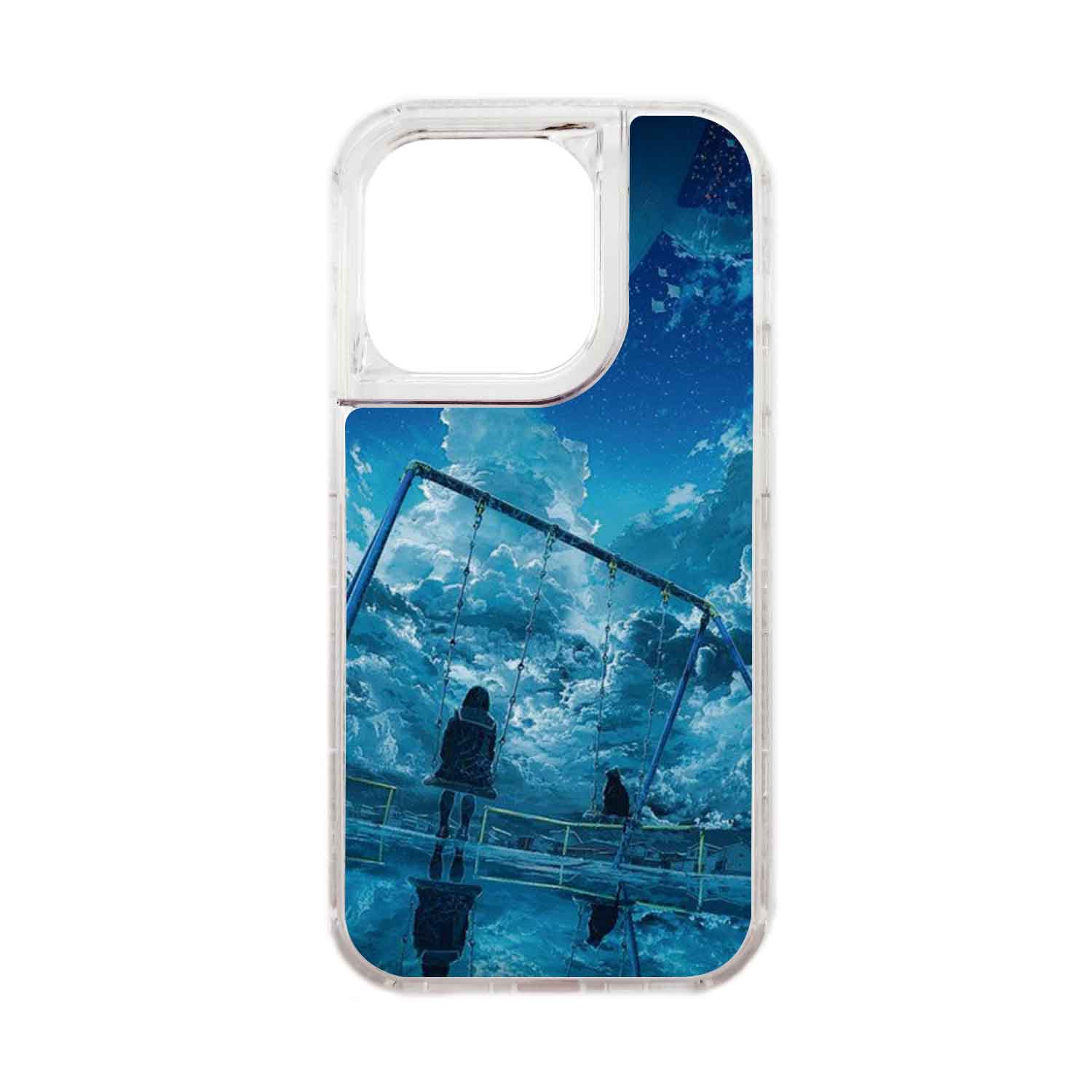 FUNDA PROTECTOR CASE 360 PARA IPHONE 15 PRO - TRANSPARENTE - 1