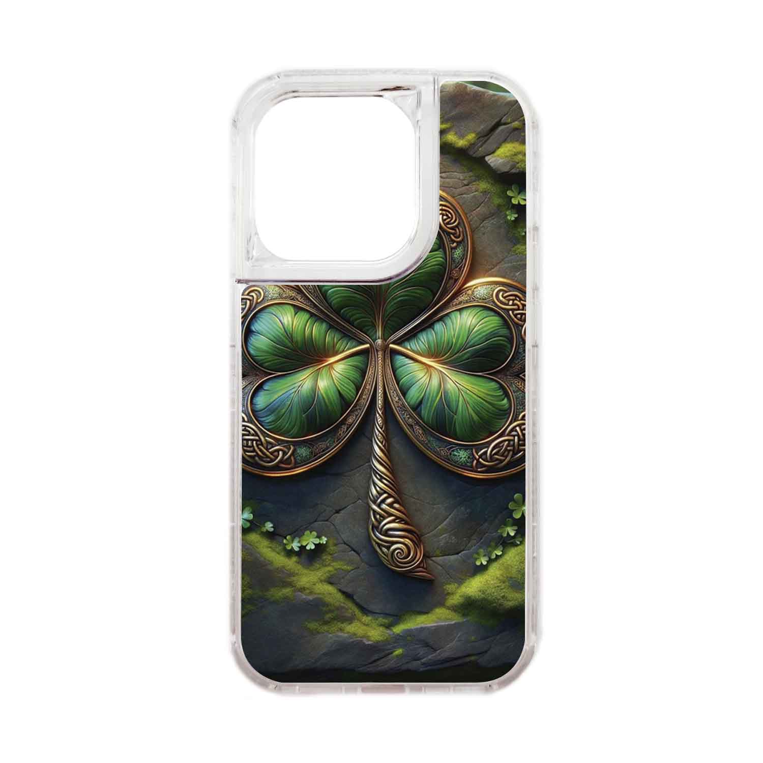 FUNDA PROTECTOR CASE 360 PARA IPHONE 15 PRO - TRANSPARENTE - 1