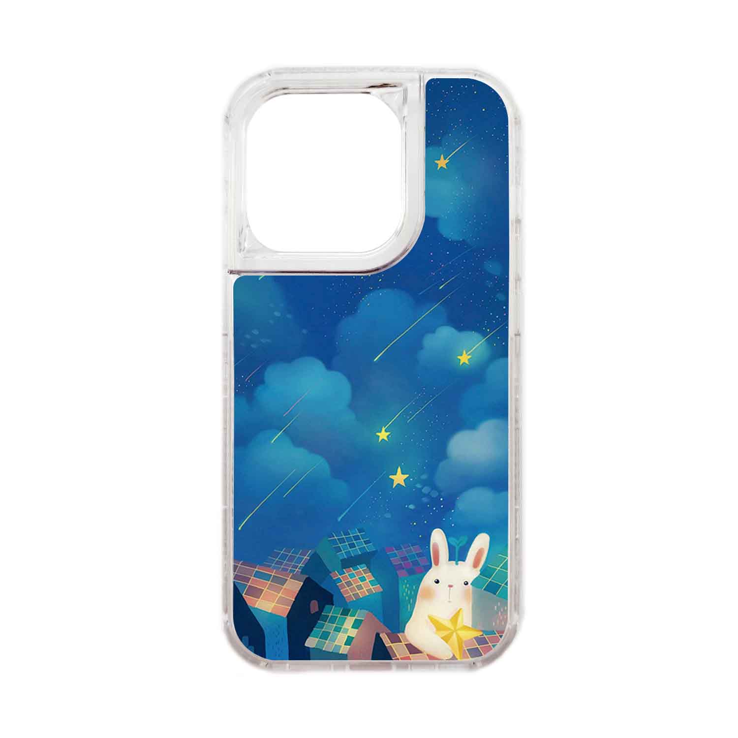 FUNDA PROTECTOR CASE 360 PARA IPHONE 15 PRO - TRANSPARENTE - 1