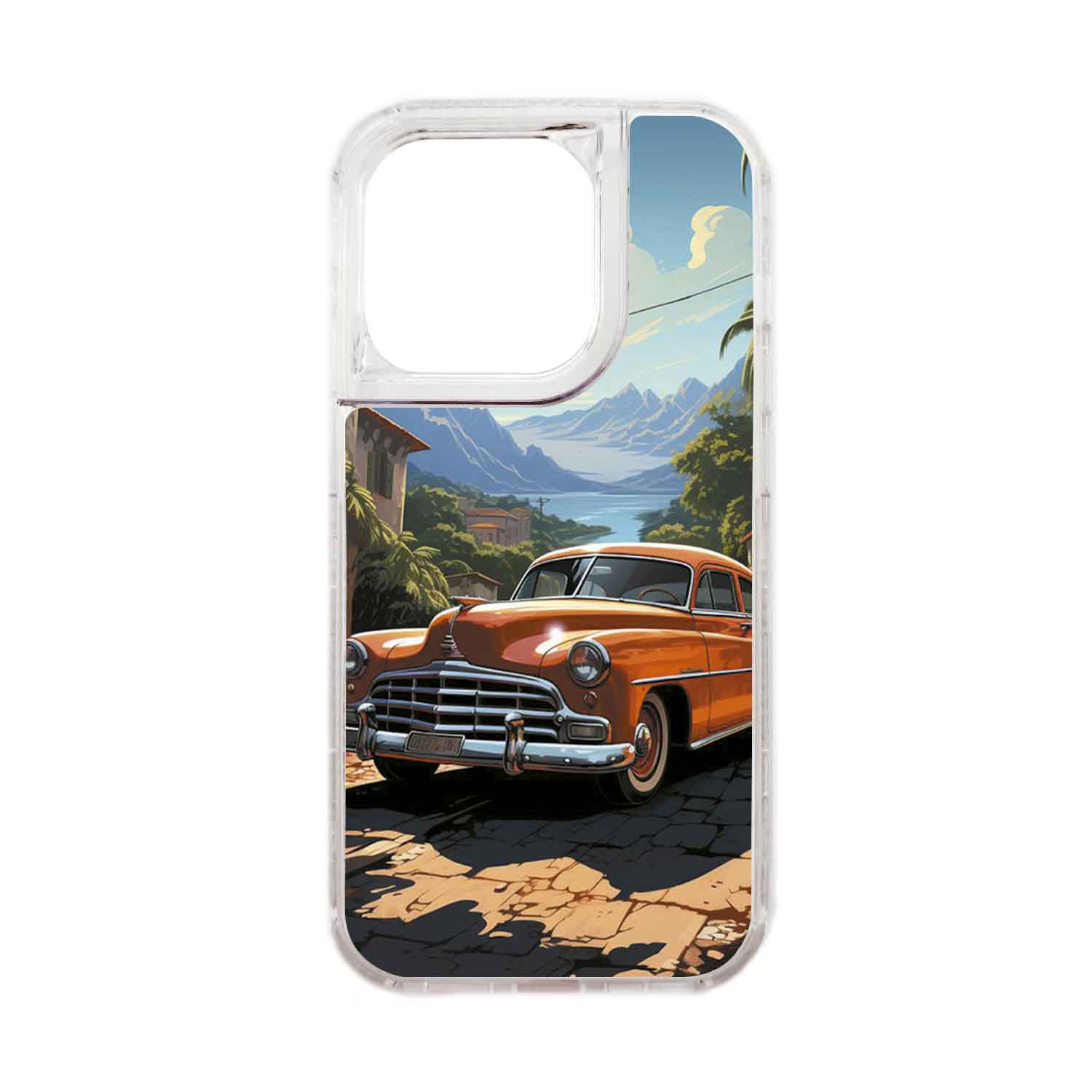 FUNDA PROTECTOR CASE 360 PARA IPHONE 15 PRO - TRANSPARENTE - 1