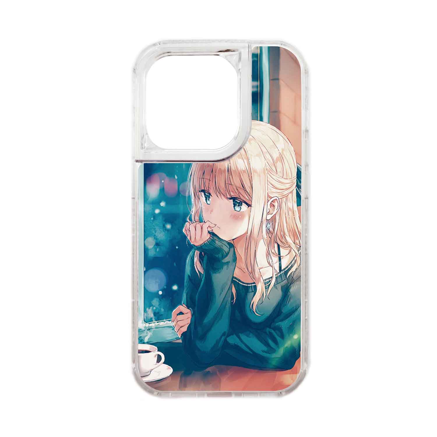 FUNDA PROTECTOR CASE 360 PARA IPHONE 15 PRO - TRANSPARENTE - 1