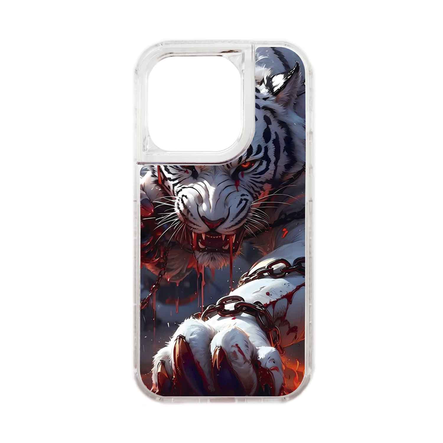 FUNDA PROTECTOR CASE 360 PARA IPHONE 15 PRO - TRANSPARENTE - 1
