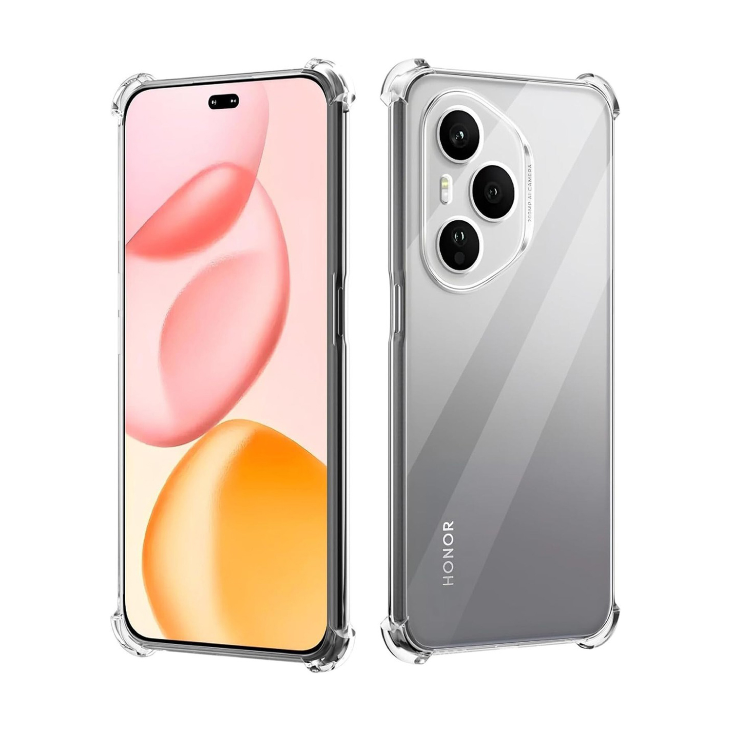 CASE FUNDA PROTECTOR HONOR 400 PRO - TRANSPARENTE ANTI IMPACTO - 1