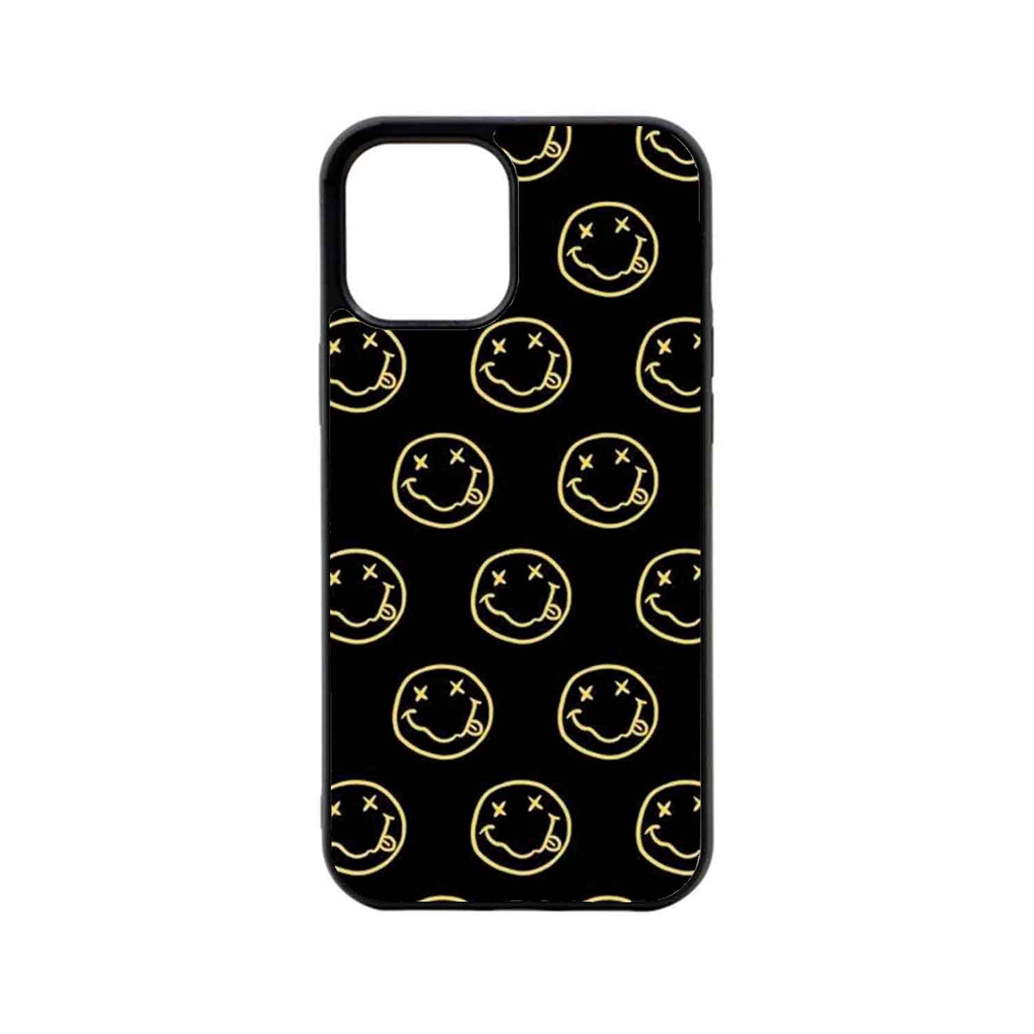 FUNDA PROTECTOR CASE PARA IPHONE 12 MINI - NIRVANA LOGO - 1