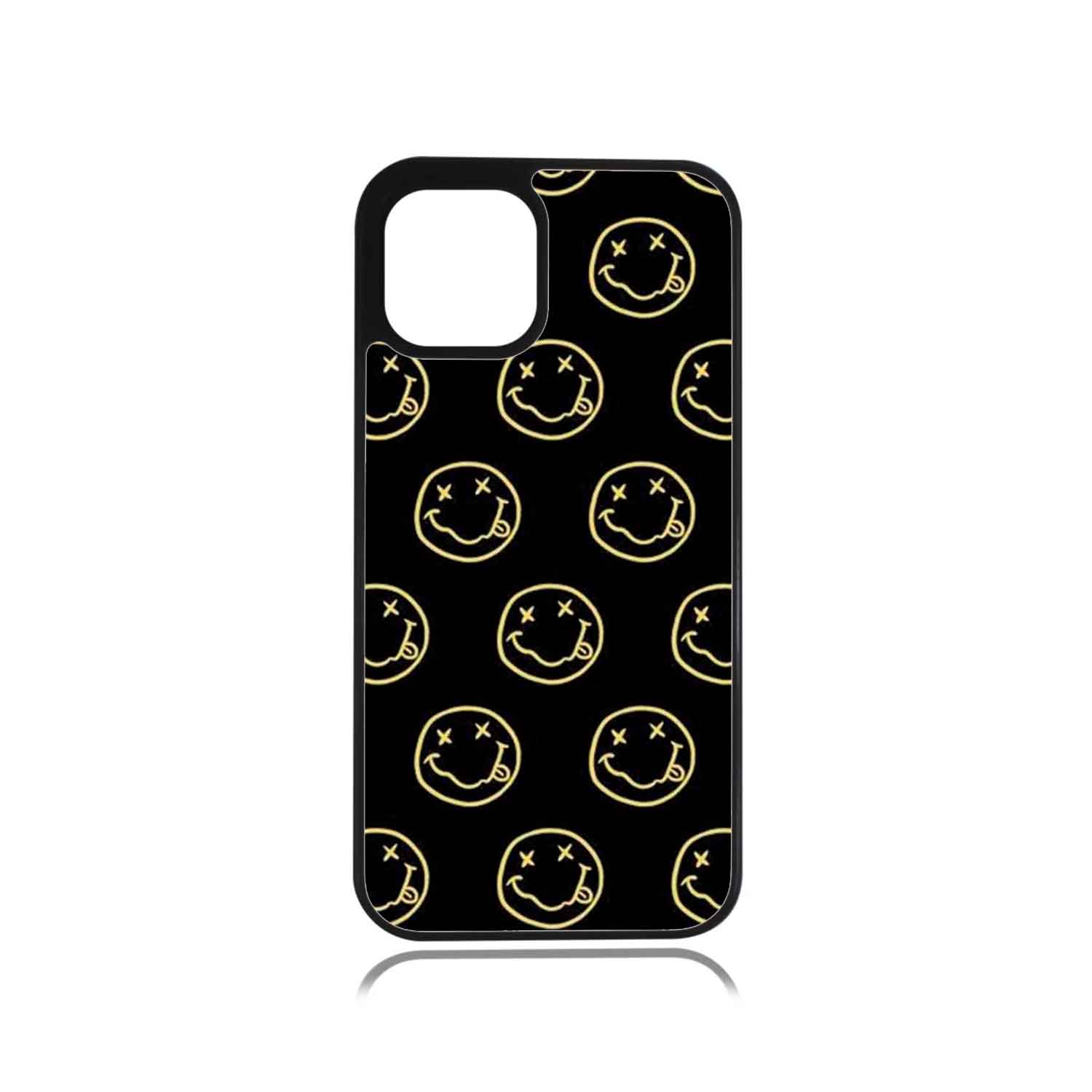 FUNDA PROTECTOR CASE PARA IPHONE 12 PRO - NIRVANA LOGO - 1