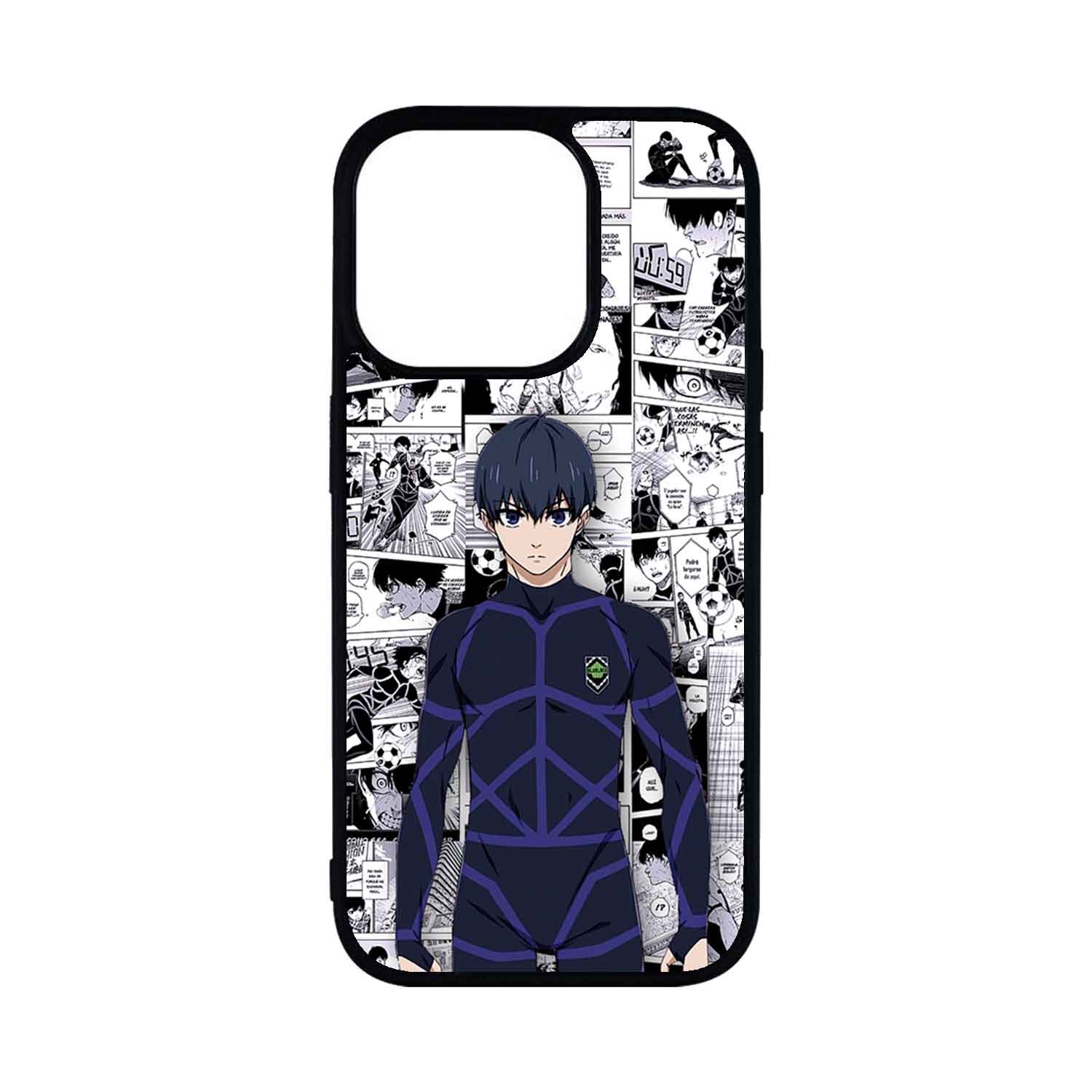 FUNDA PROTECTOR CASE PARA IPHONE 15 PRO - BLUE LOCK ANIME - 1