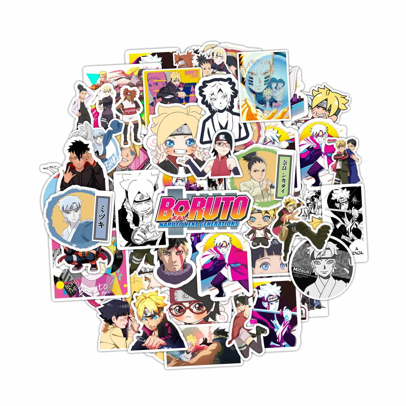 PACK 50 STICKERS BORUTO - 1