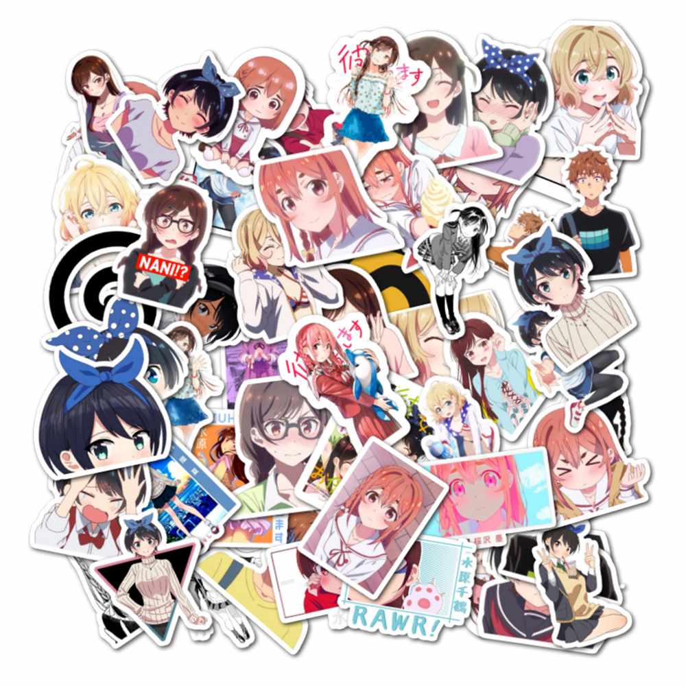 PACK 50 STICKERS RENT A GIRLFRIEND KANOJO OKARISHIMASU - 1